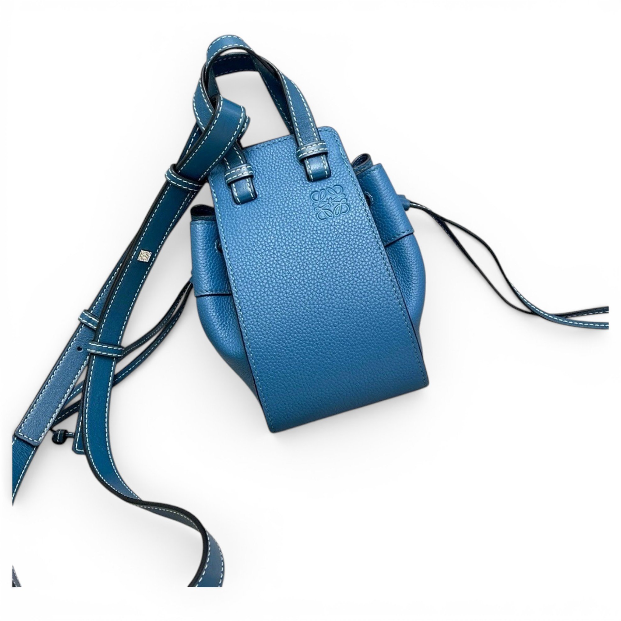 Hammock leather handbag