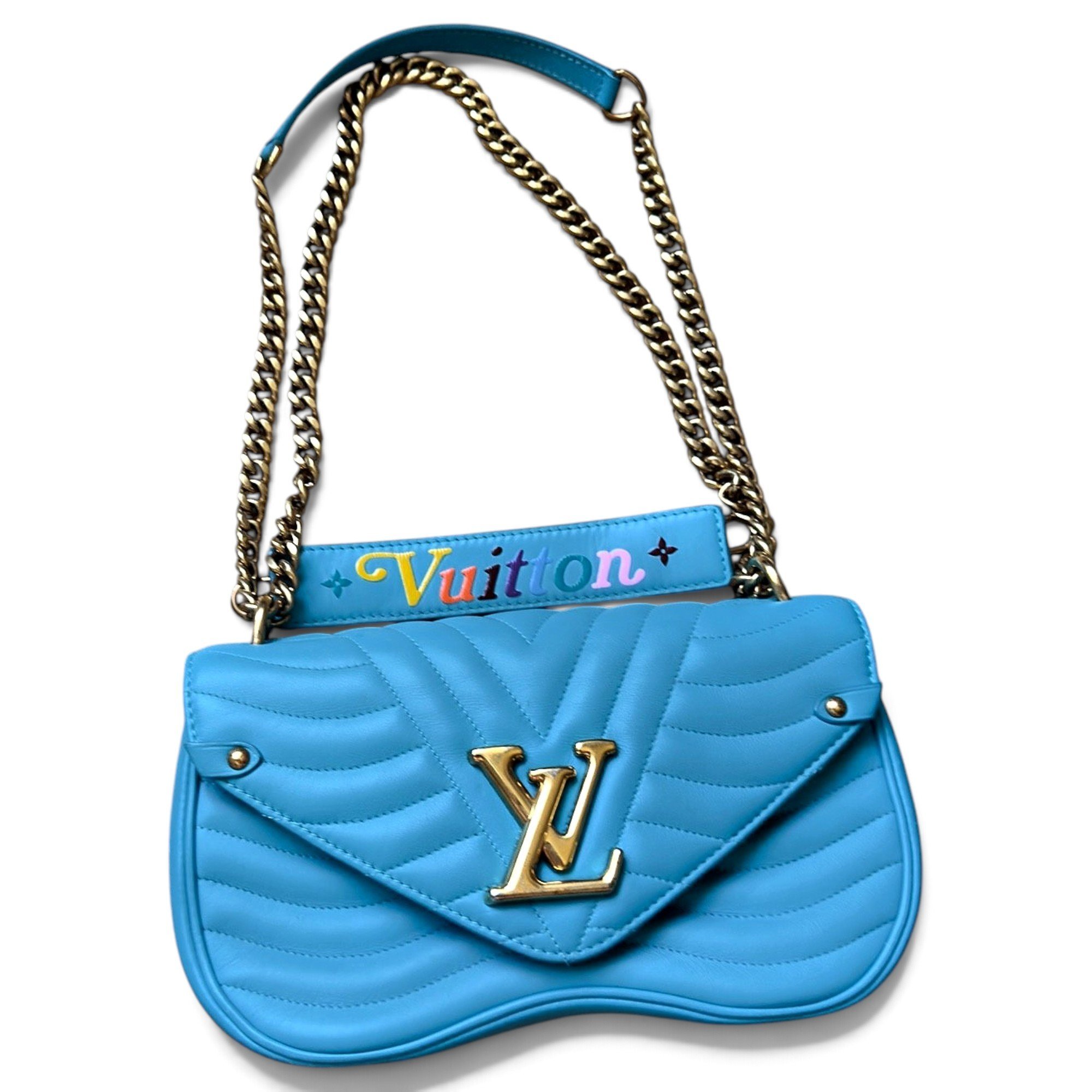 New Wave leather handbag
