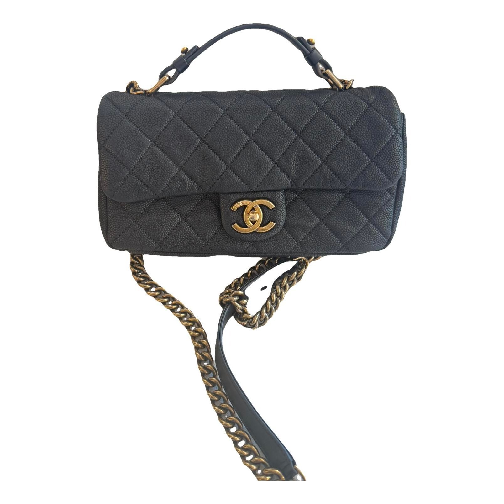 Timeless Classique Top Handle leather handbag