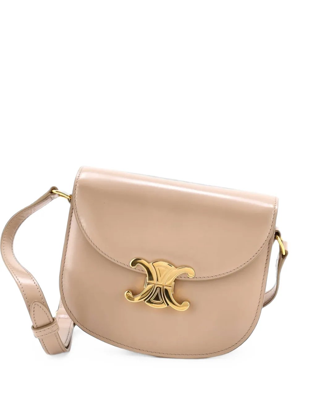 Triomphe Besace Clea Flap Bag Leather shoulder bag