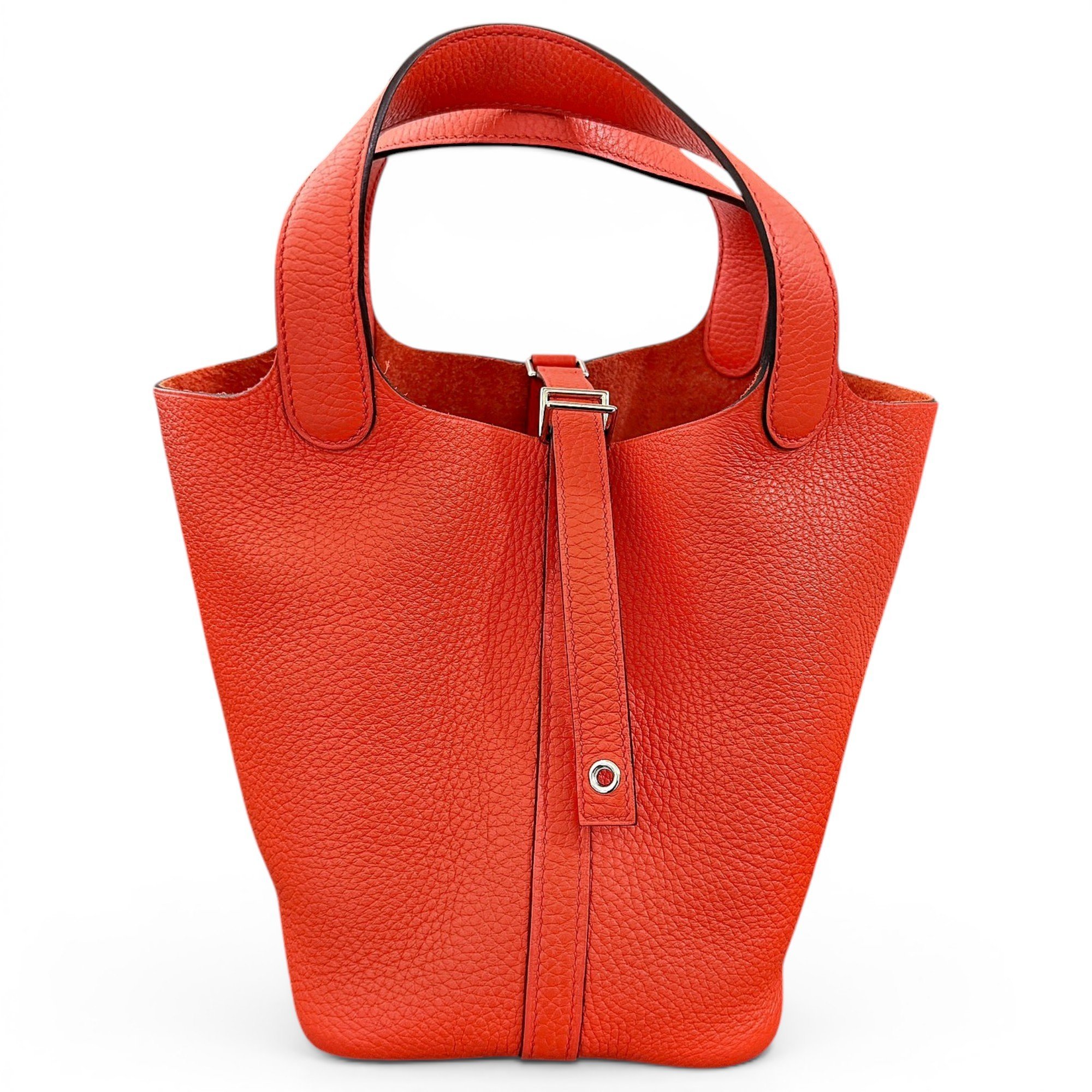 Hermes Picotin 18 Handbag Orange Poppy