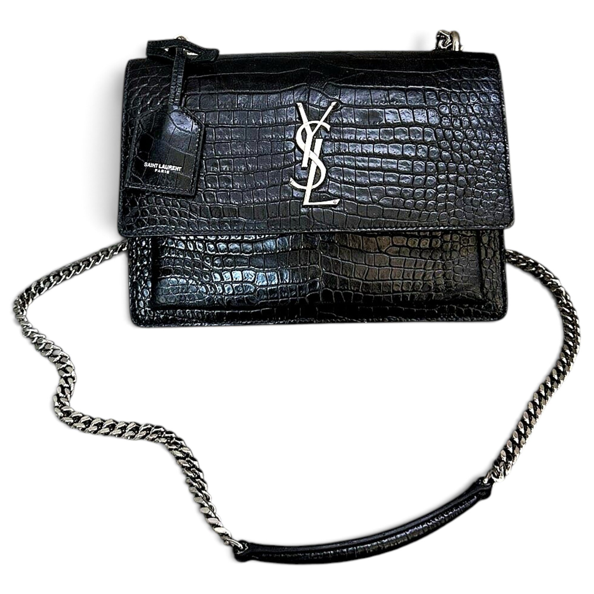 Sunset leather handbag