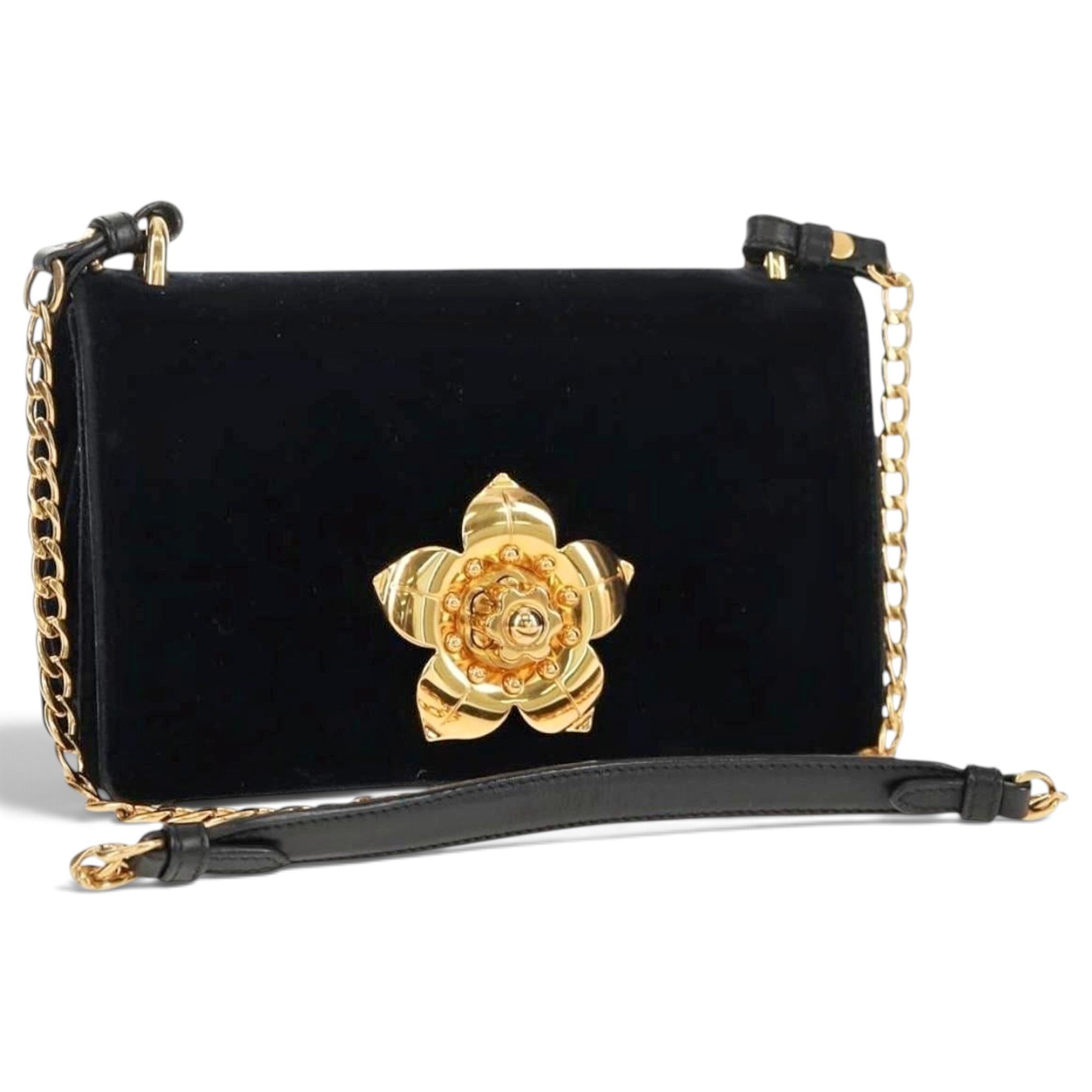 Velvet handbag