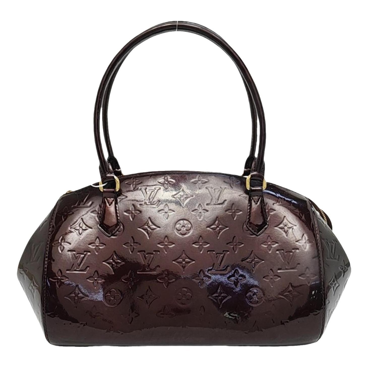 Sherwood patent leather handbag