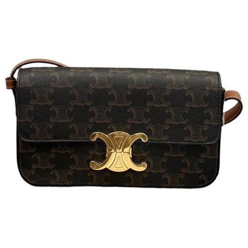 Triomphe Long leather handbag