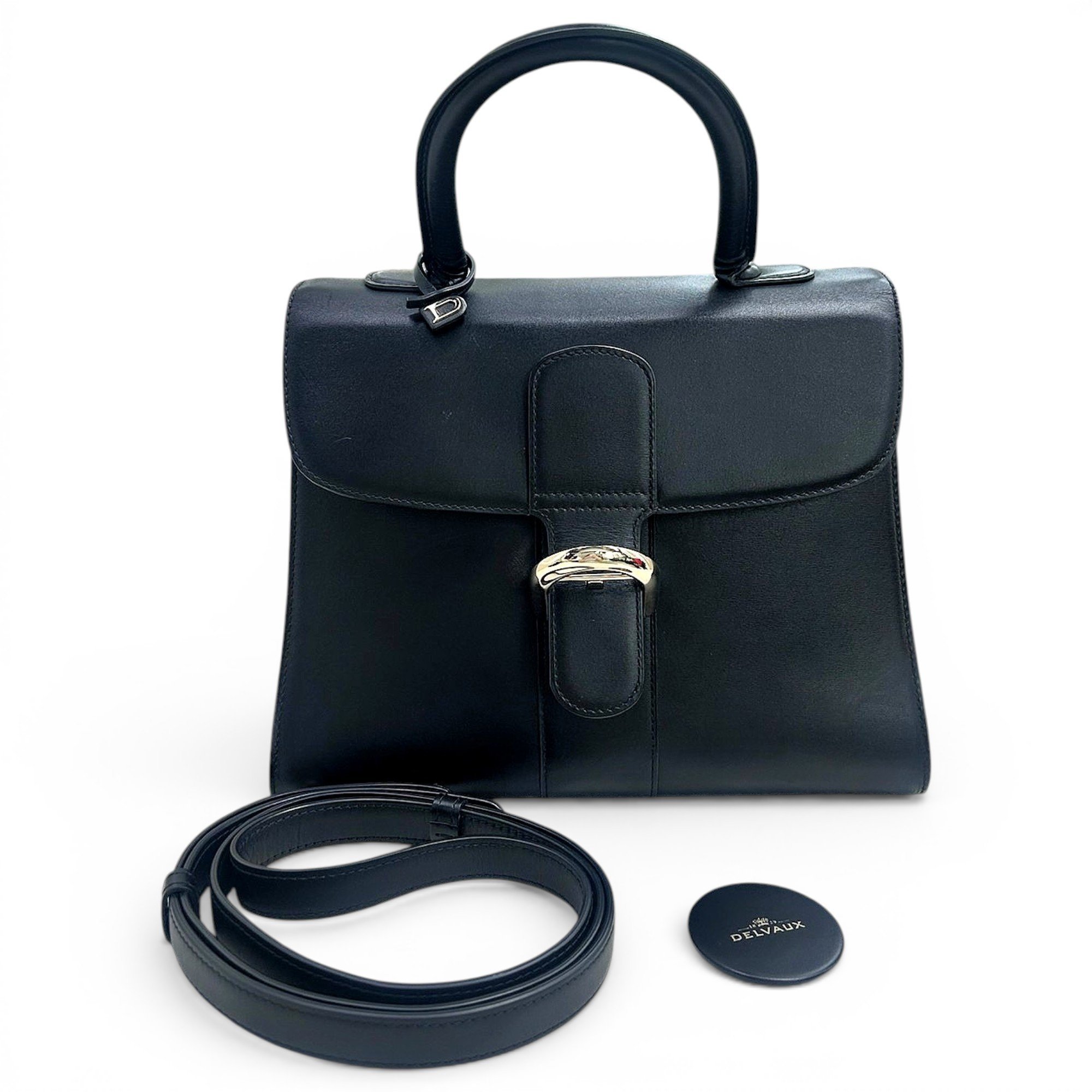 Brillant leather handbag