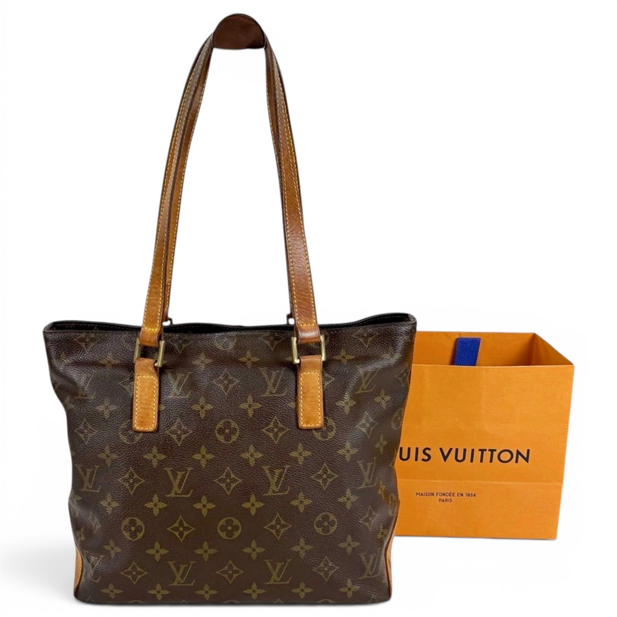 Leather tote