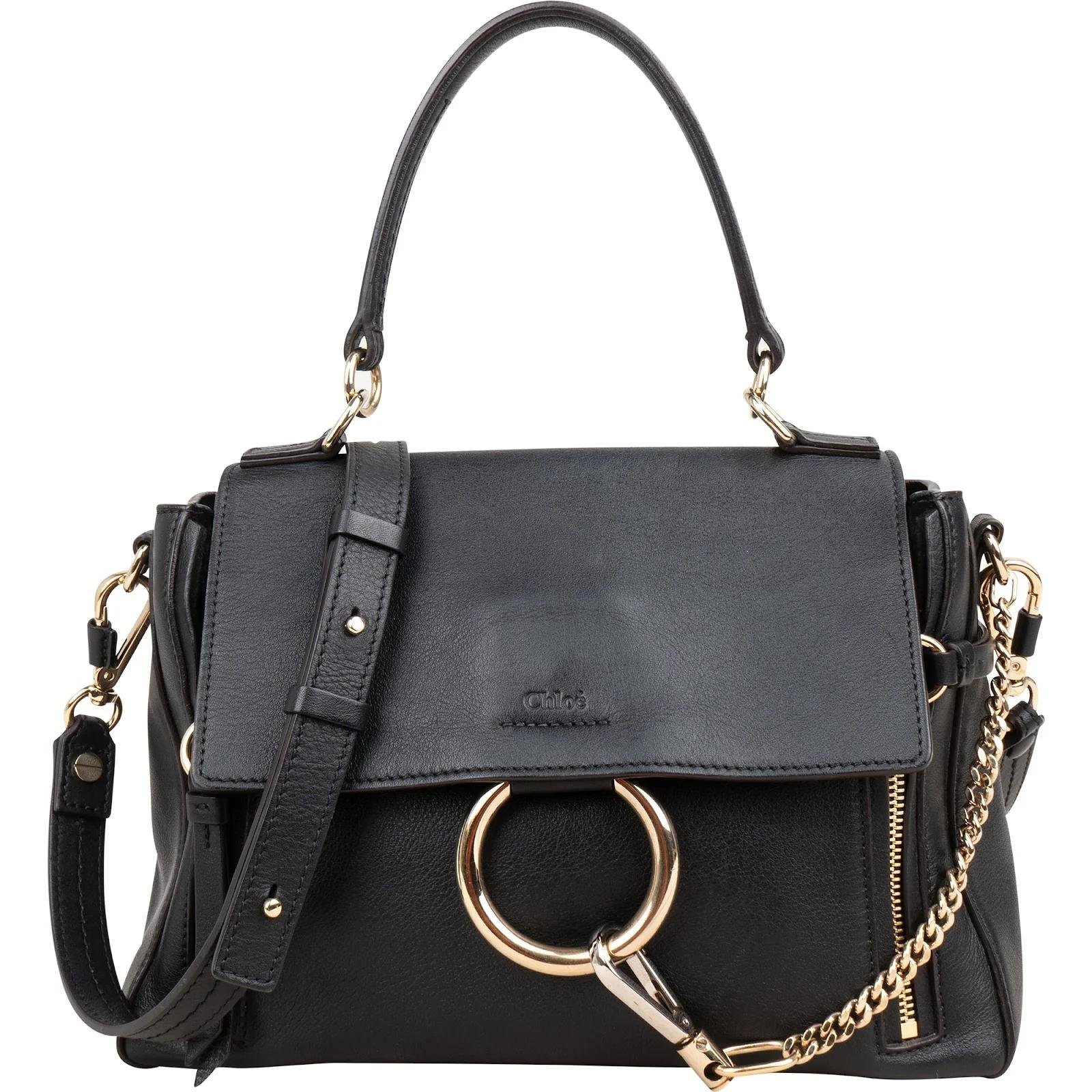 Faye leather handbag