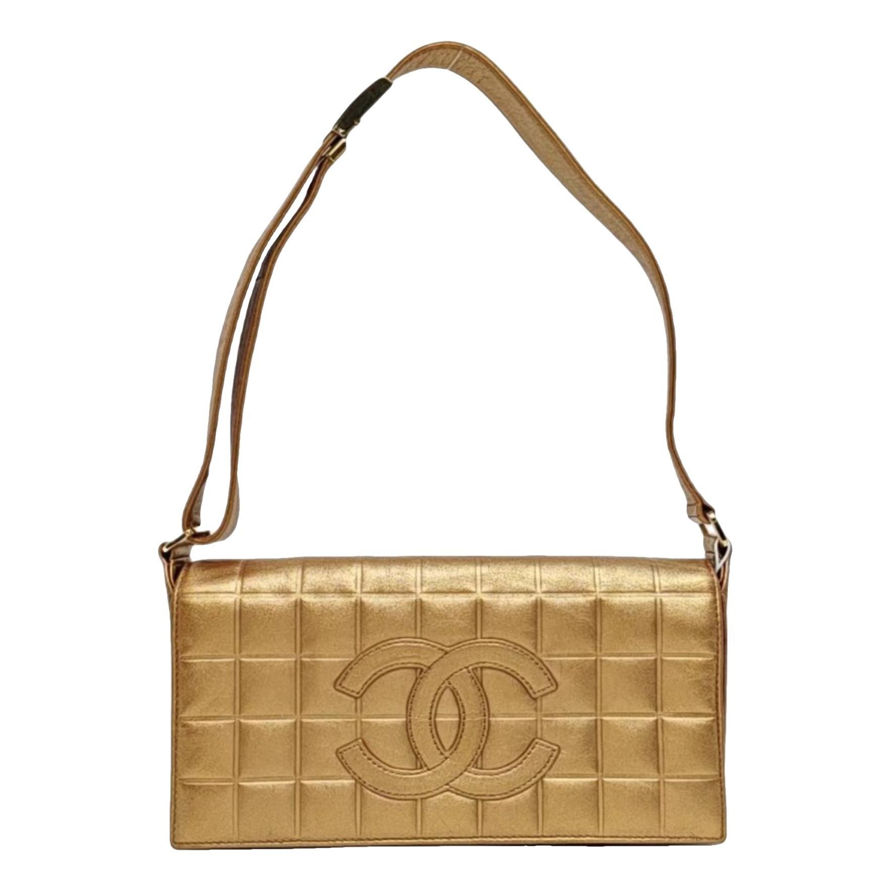 East West Chocolate Bar leather handbag