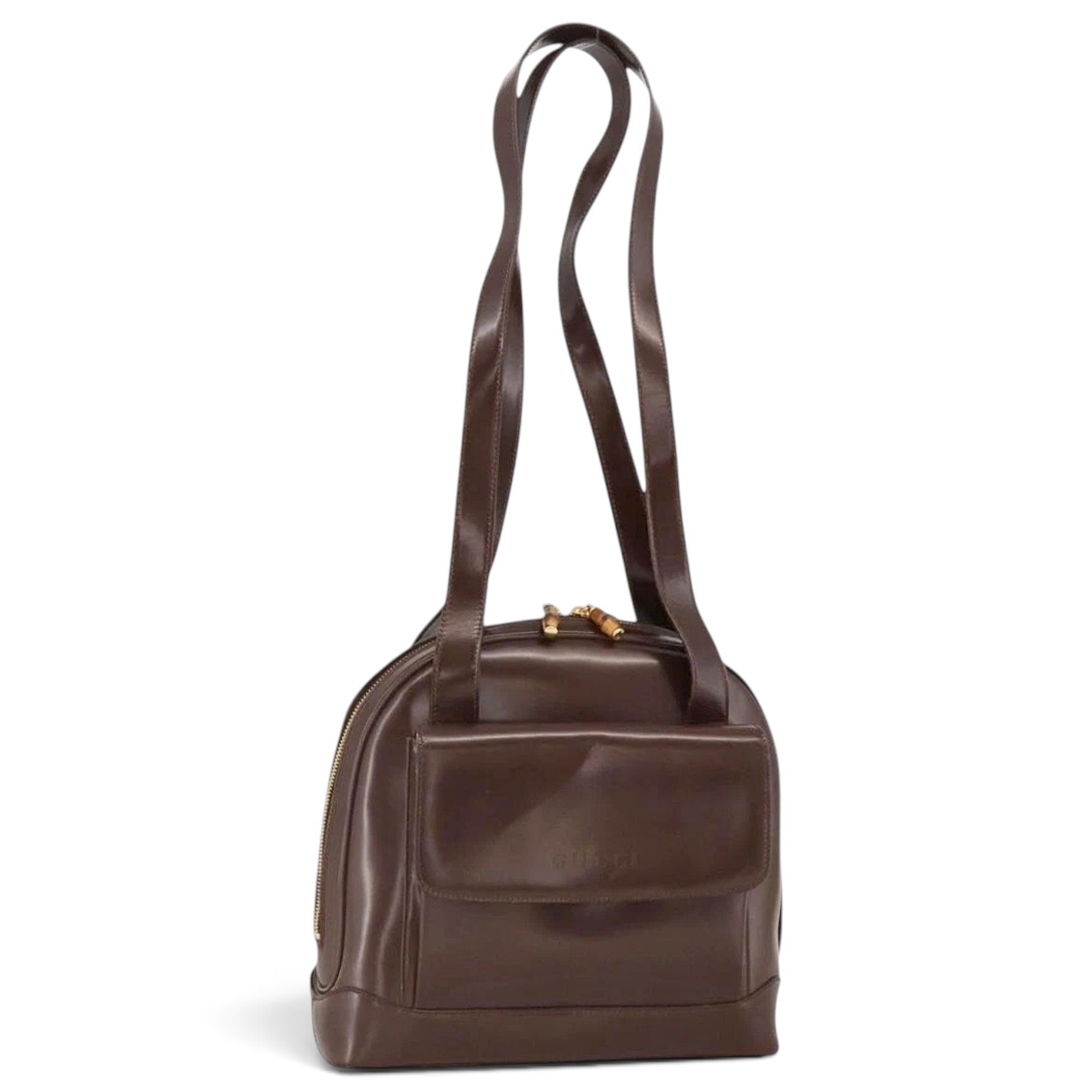 Patent leather tote