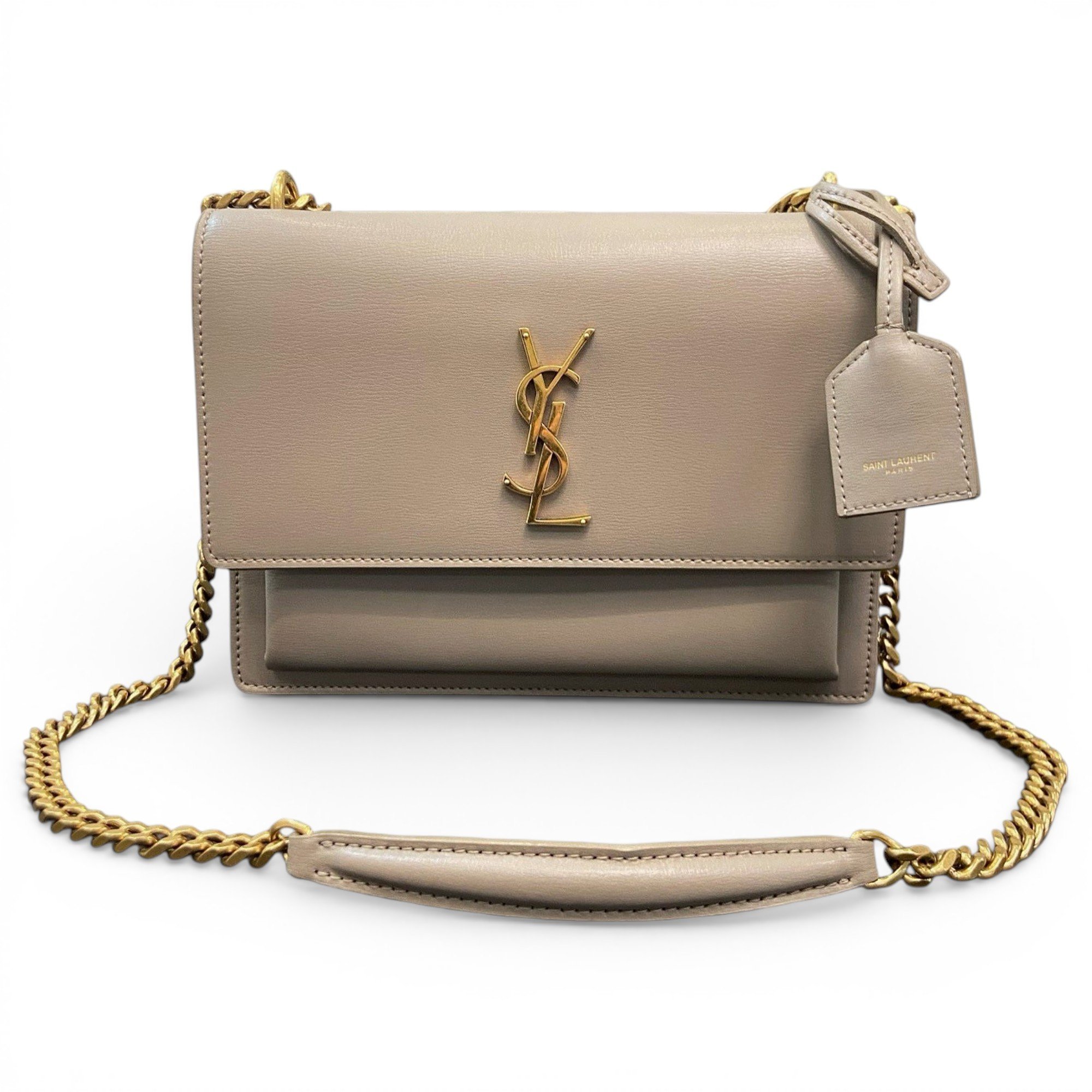 Sunset leather crossbody bag