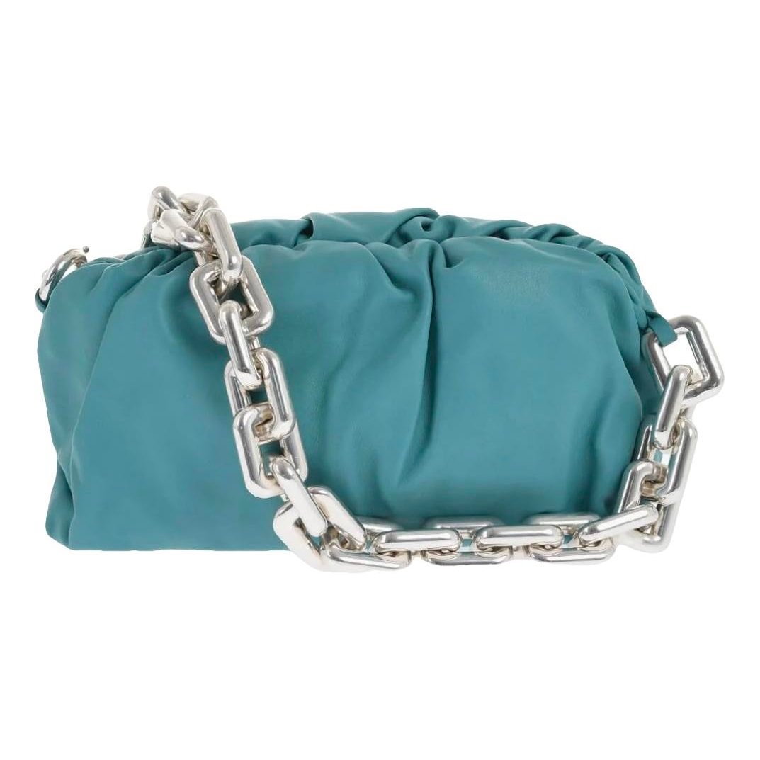 Chain Pouch leather handbag