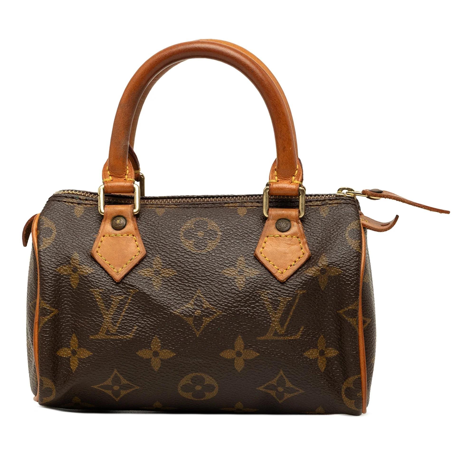 Speedy leather handbag