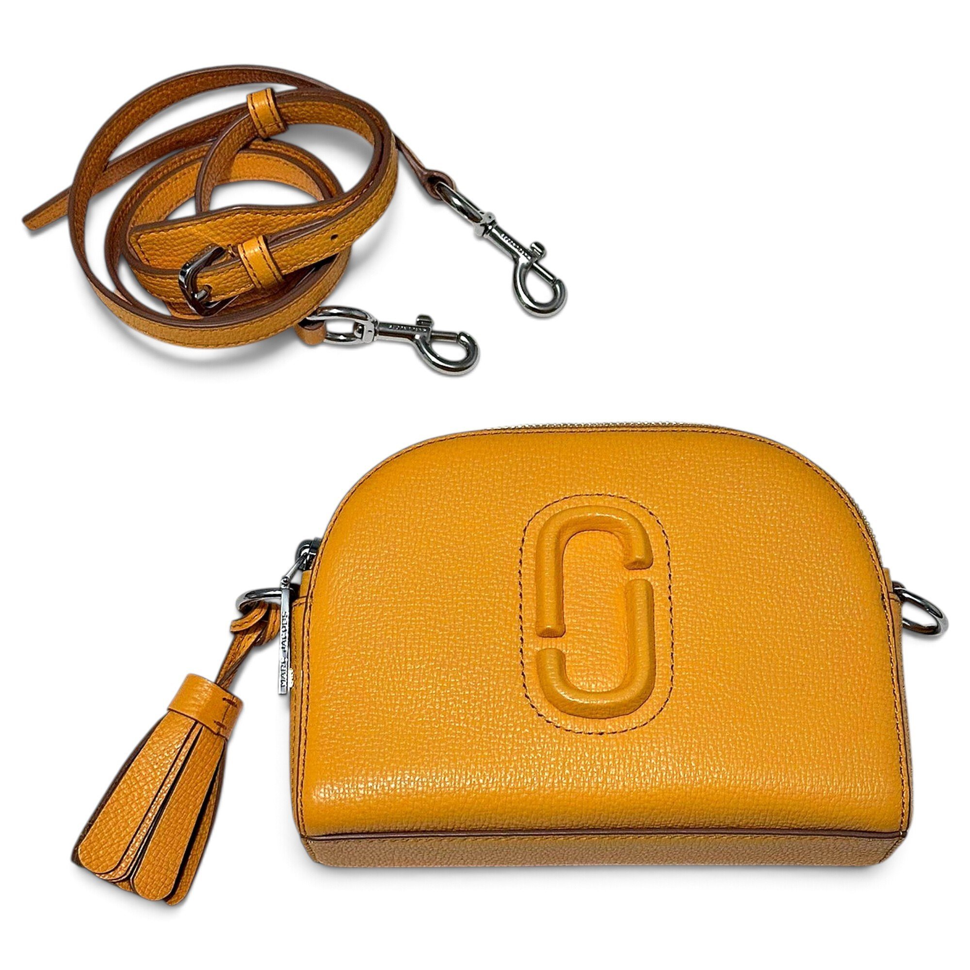 Snapshot leather crossbody bag