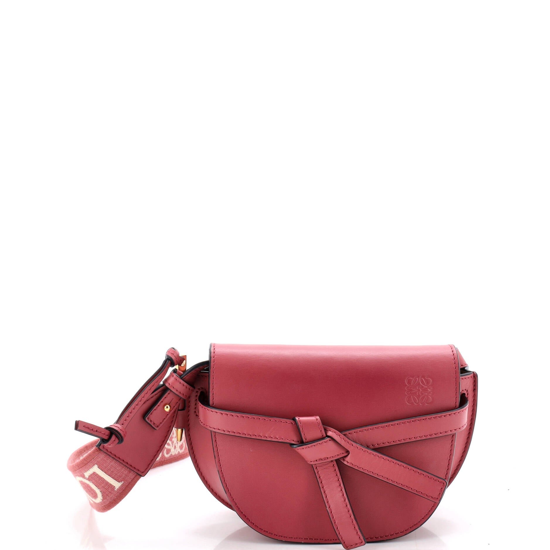 Gate Dual Shoulder Bag Leather Mini
