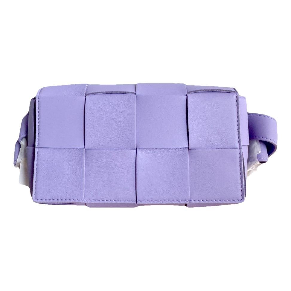 Cassette leather handbag