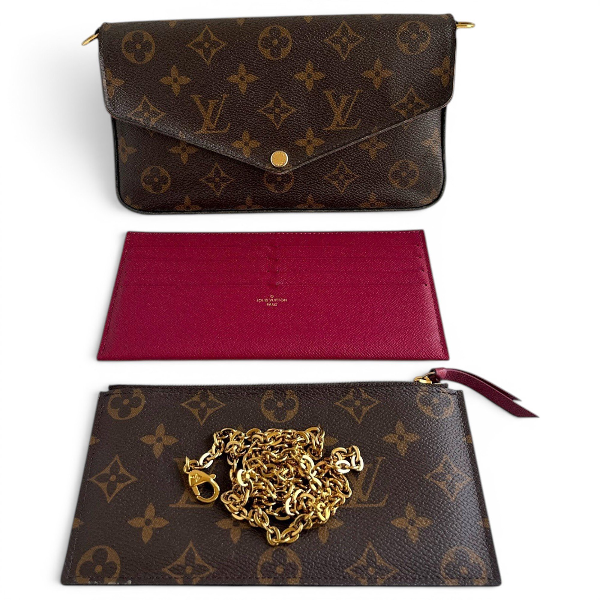 Félicie leather crossbody bag
