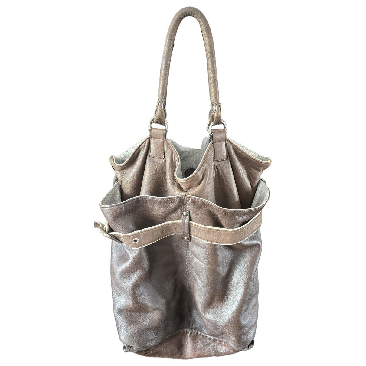 Leather handbag