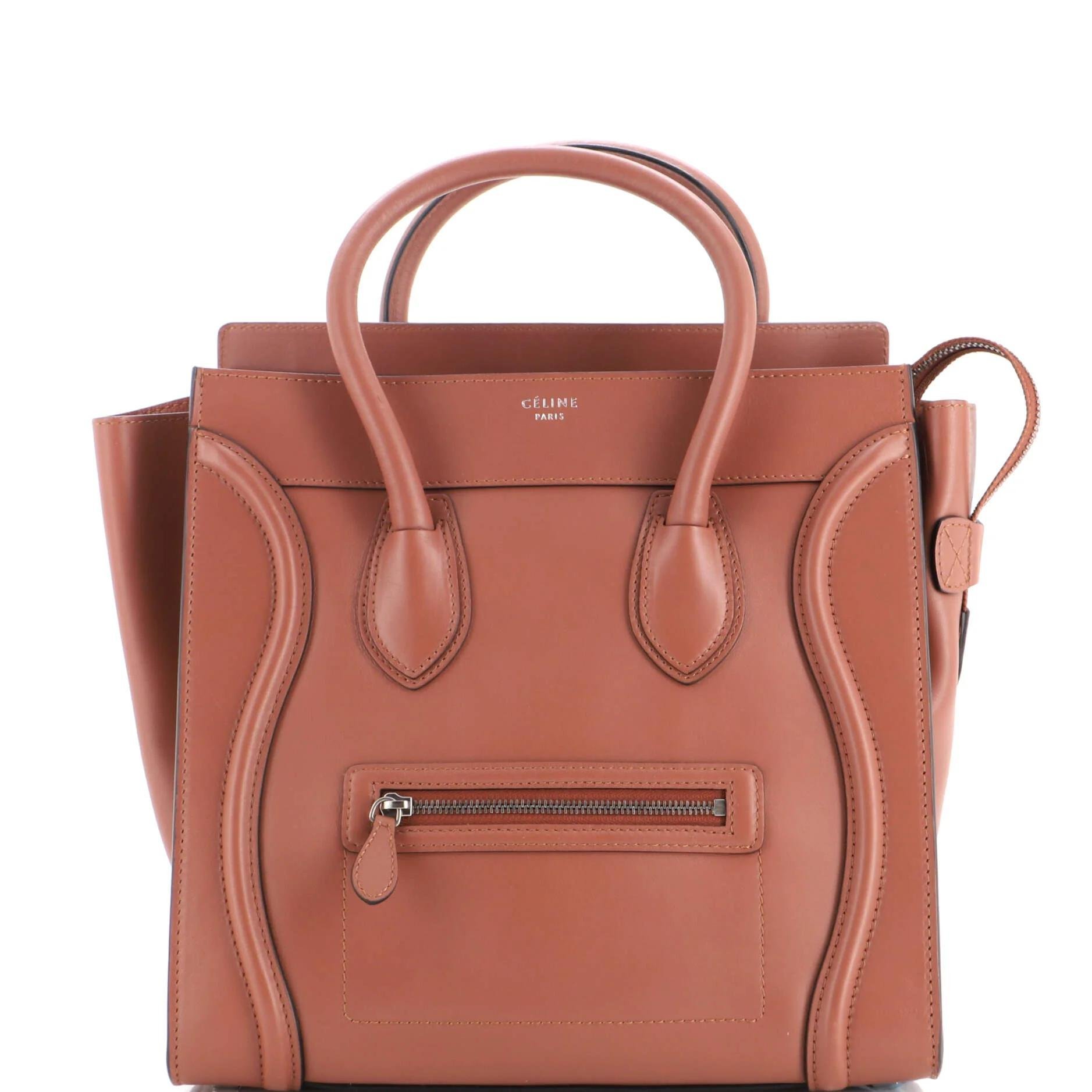 Leather tote