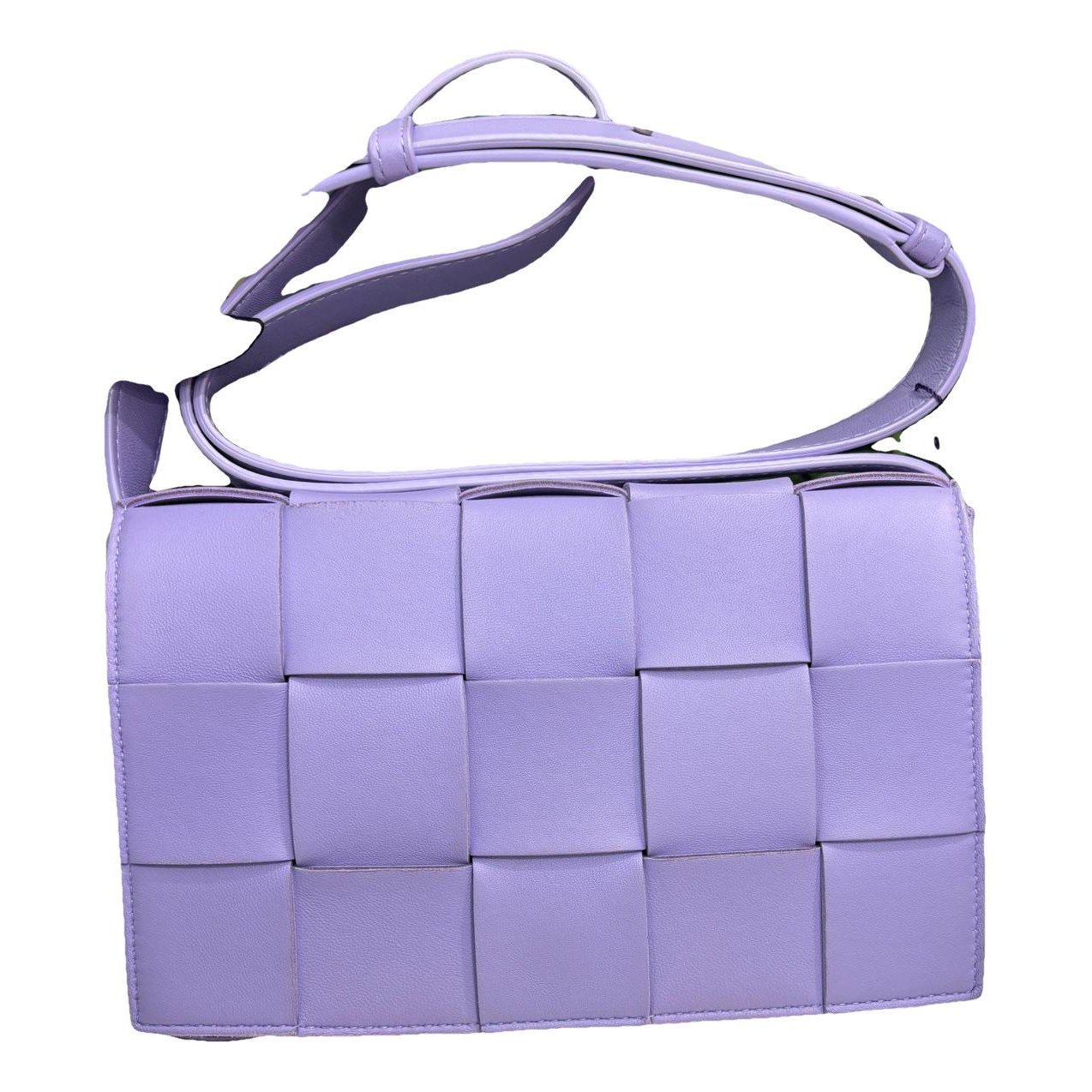 Cassette leather handbag