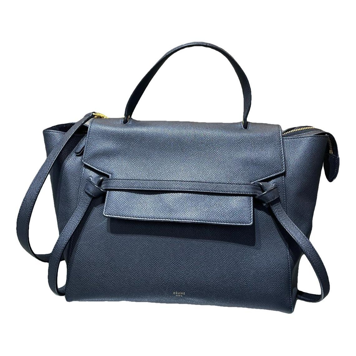 Belt leather handbag