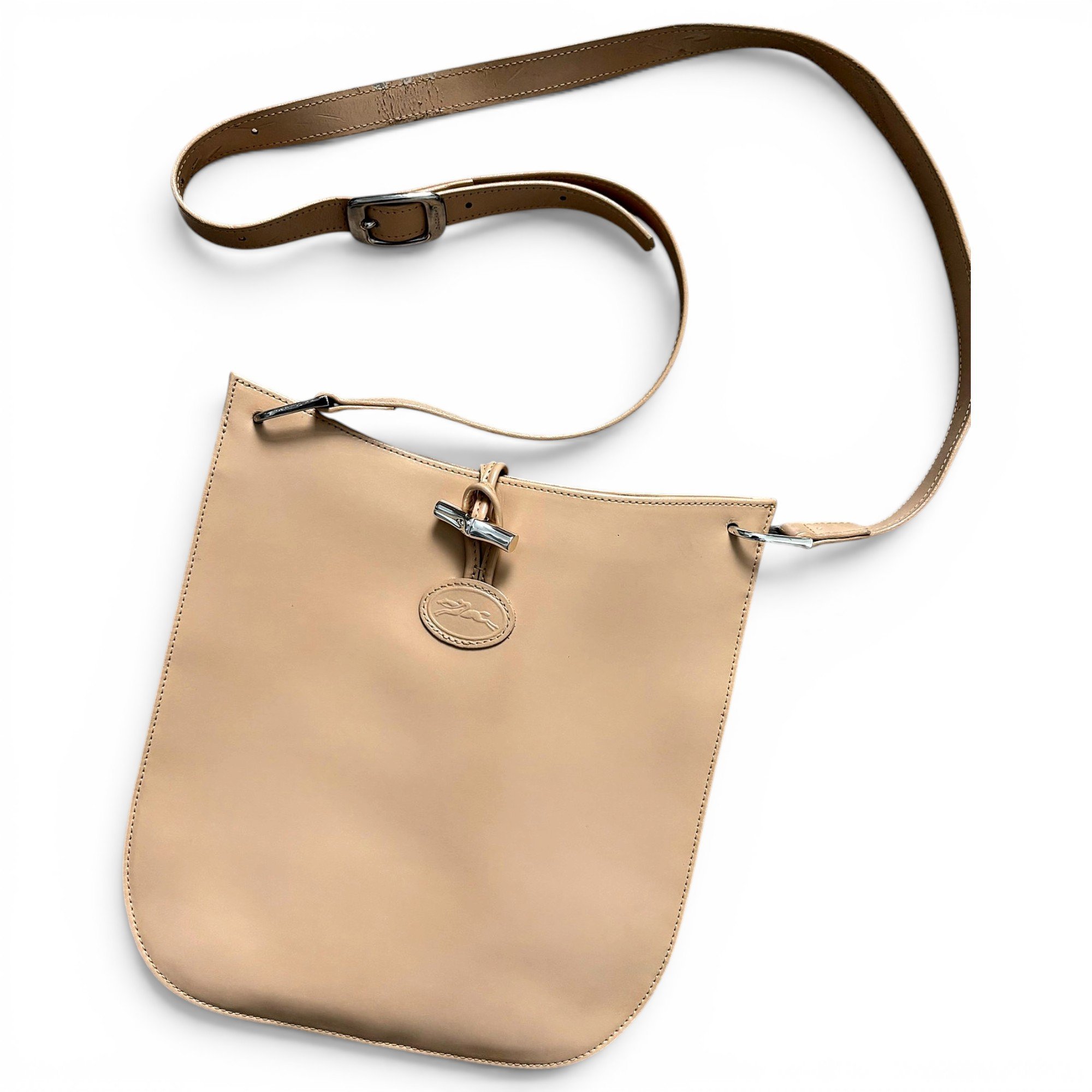 Roseau leather crossbody bag