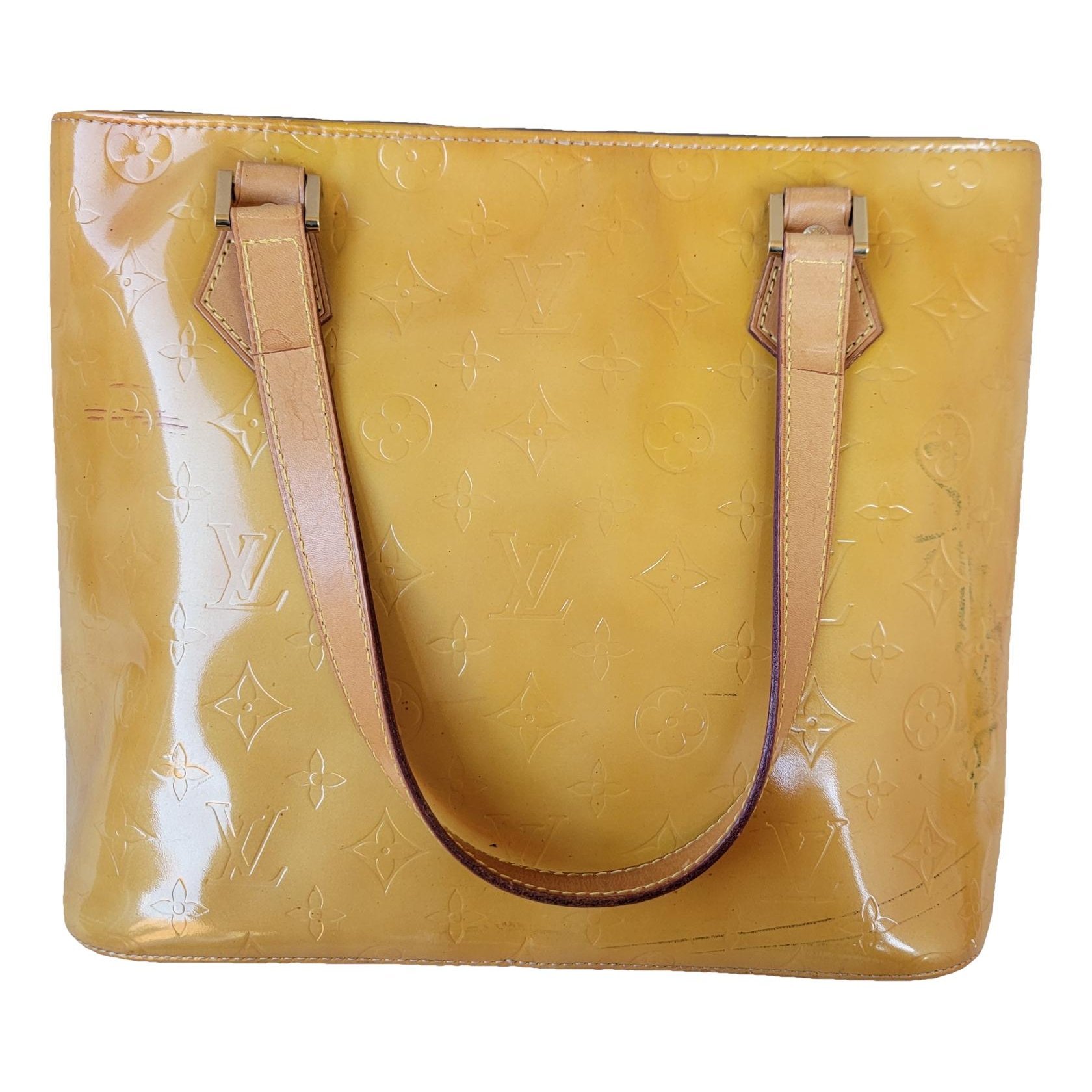 Houston patent leather handbag
