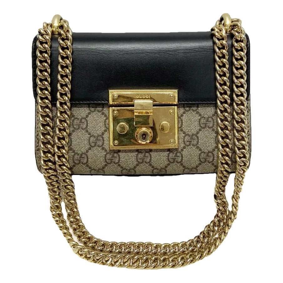 Padlock vinyl handbag