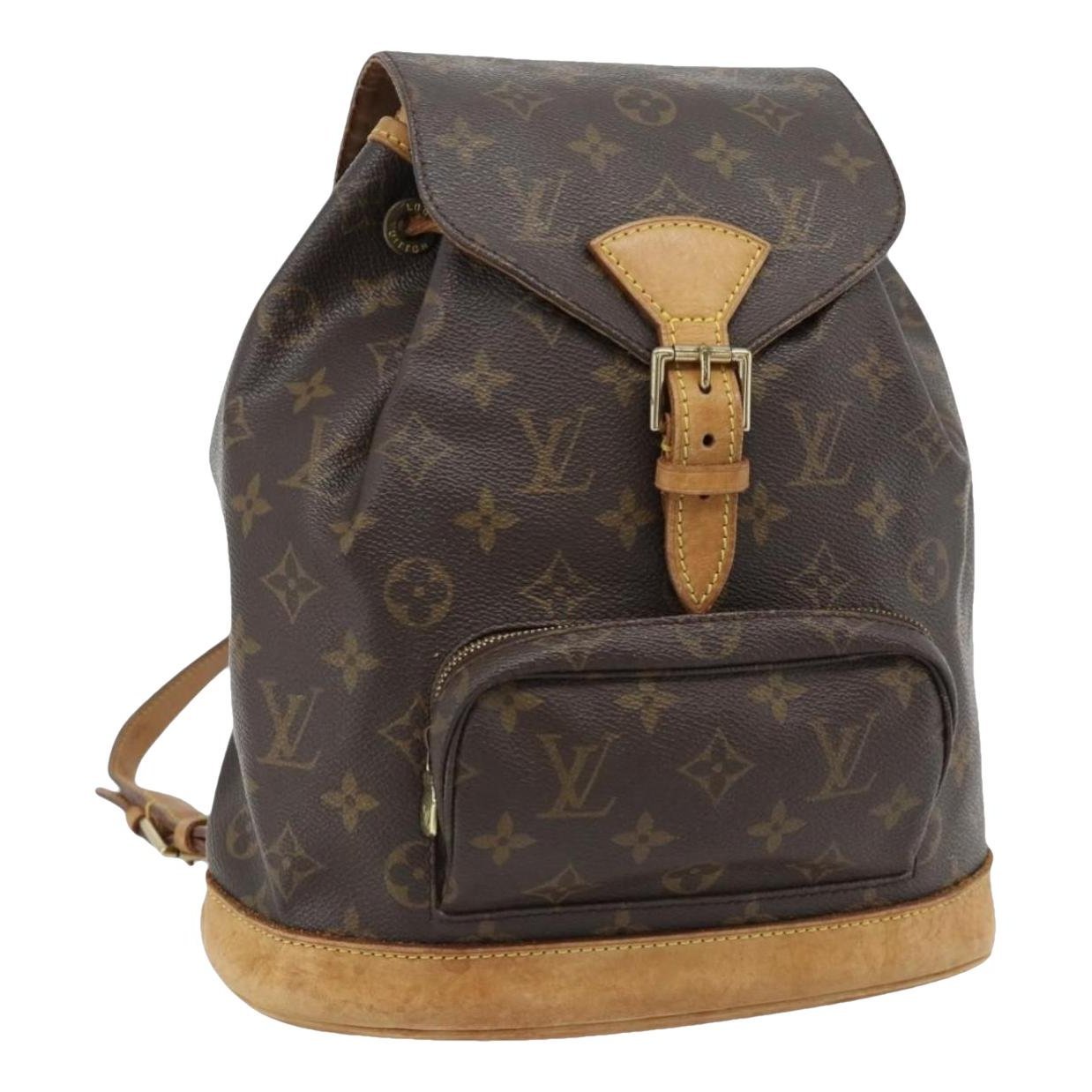 Montsouris leather backpack