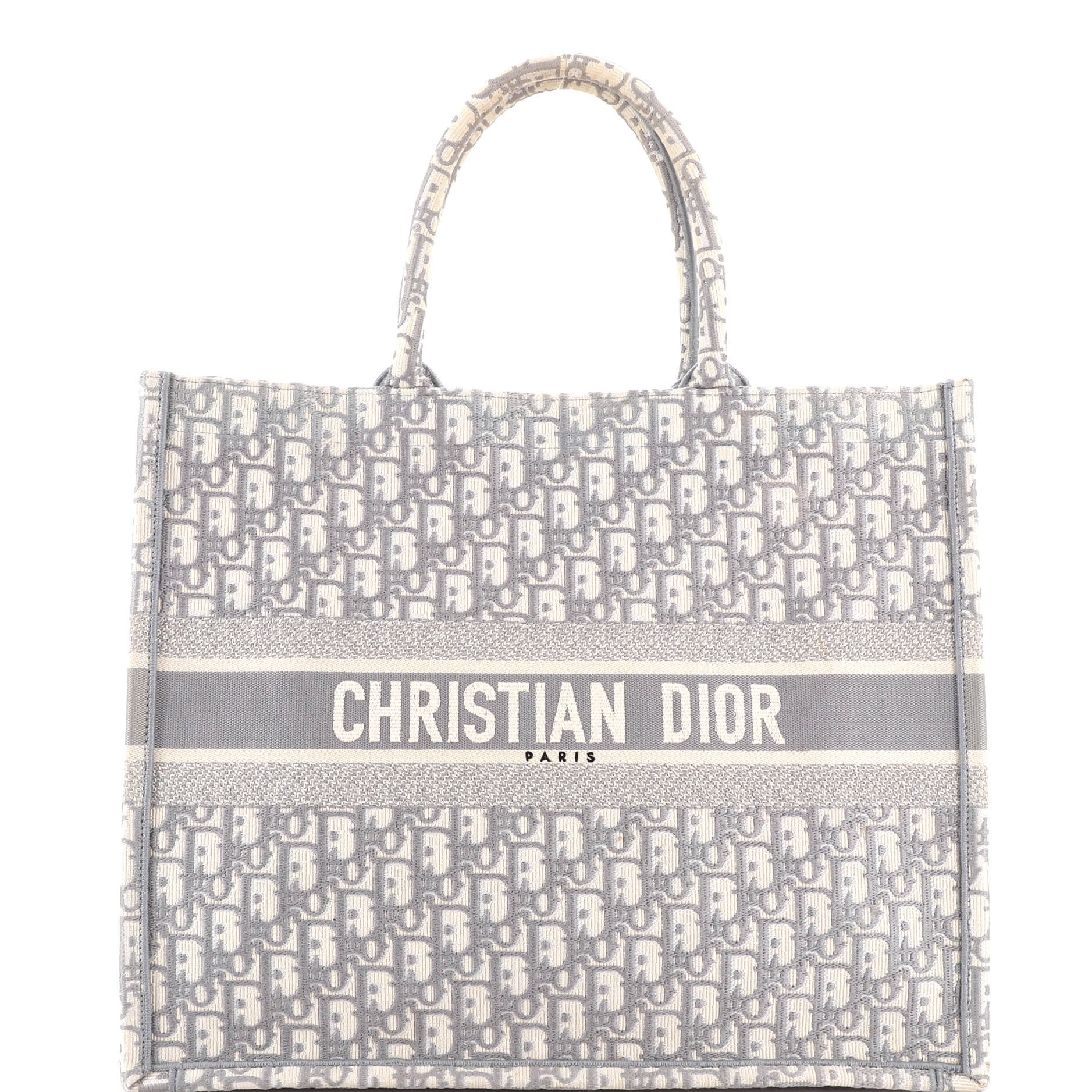 Dior Book Tote Oblique Canvas Large