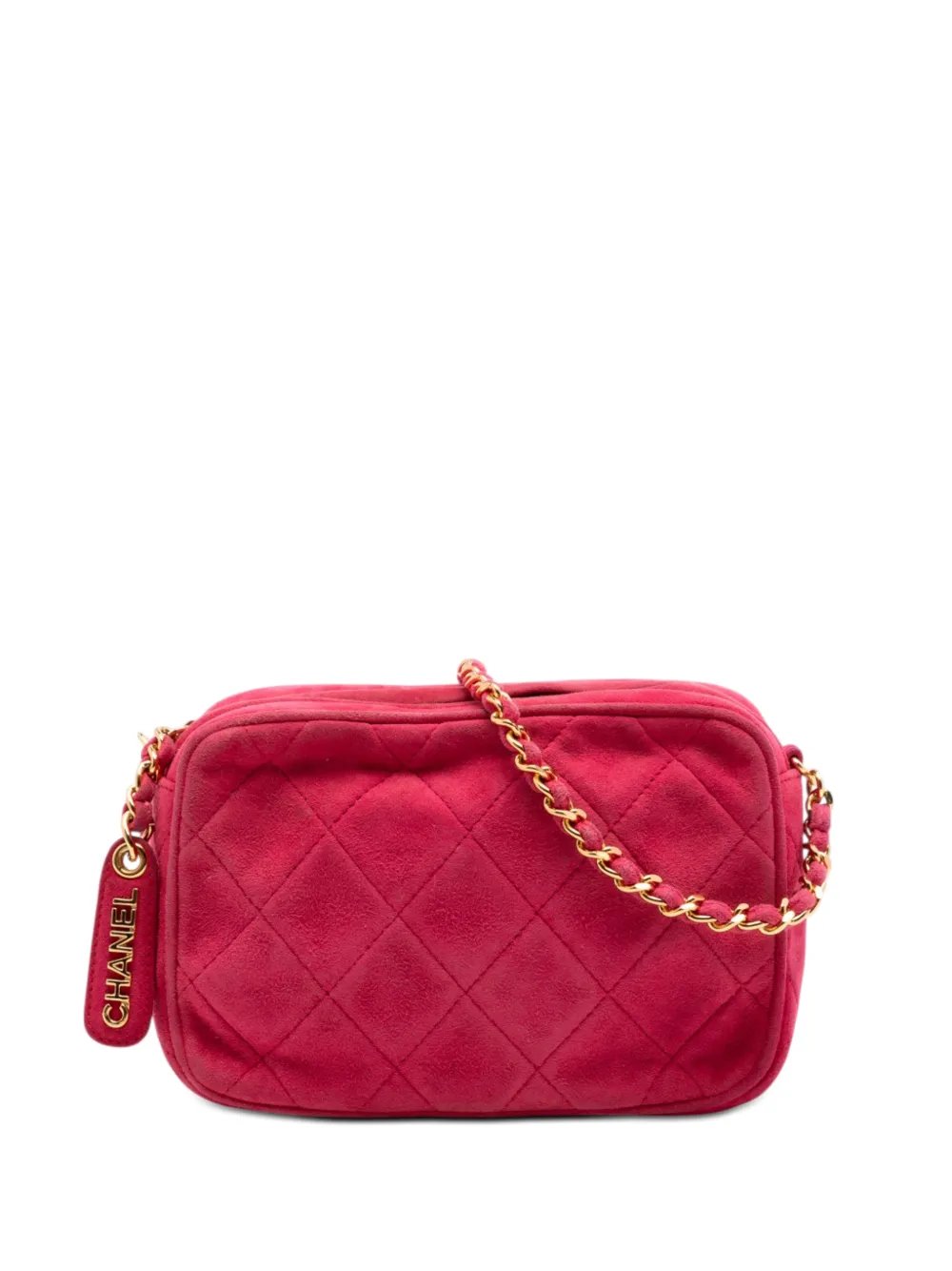 1996-1997 CC Quilted Suede Camera Bag crossbody bag