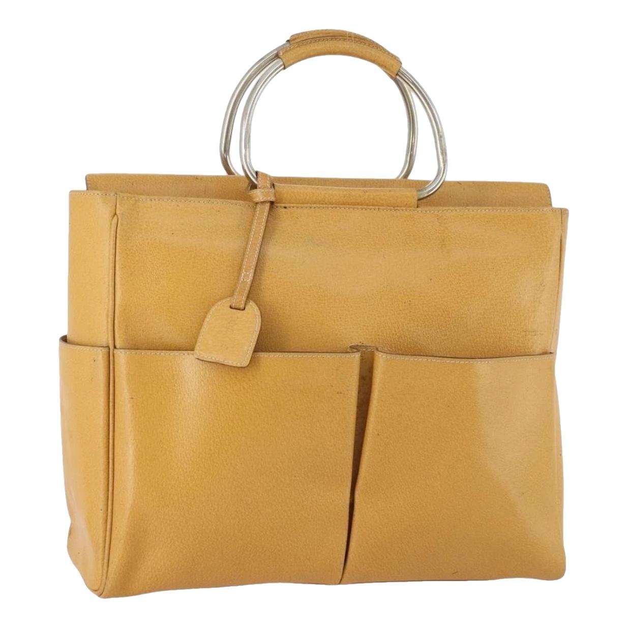 Leather handbag
