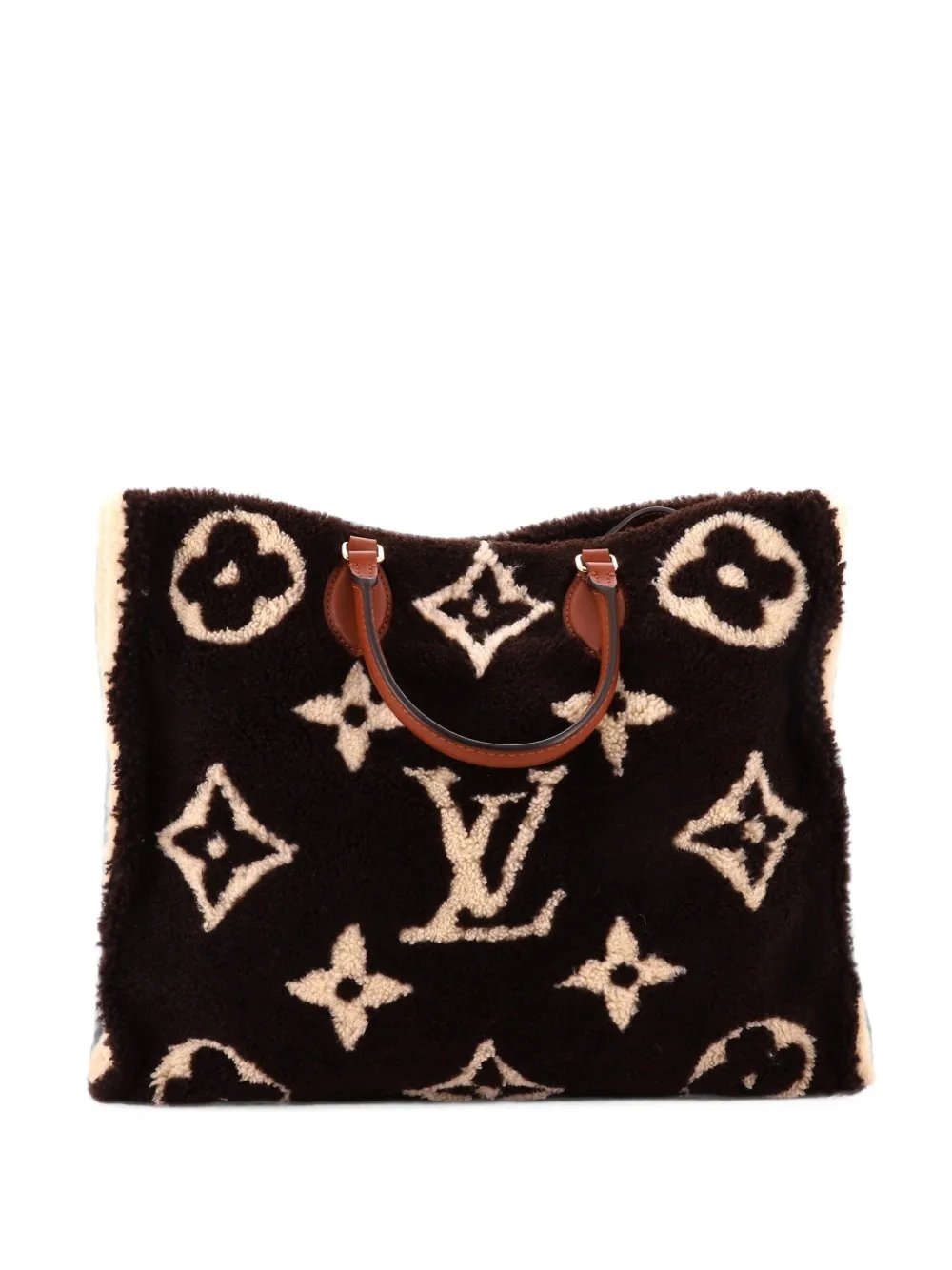 OnTheGo Monogram Giant Teddy Fleece GM tote bag