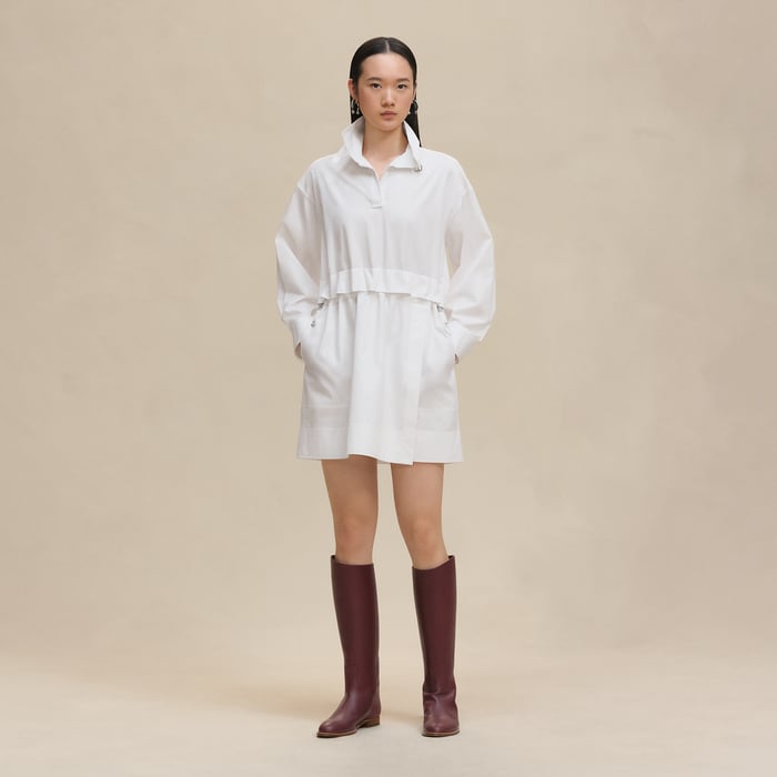 Blanc Short Polo Dress