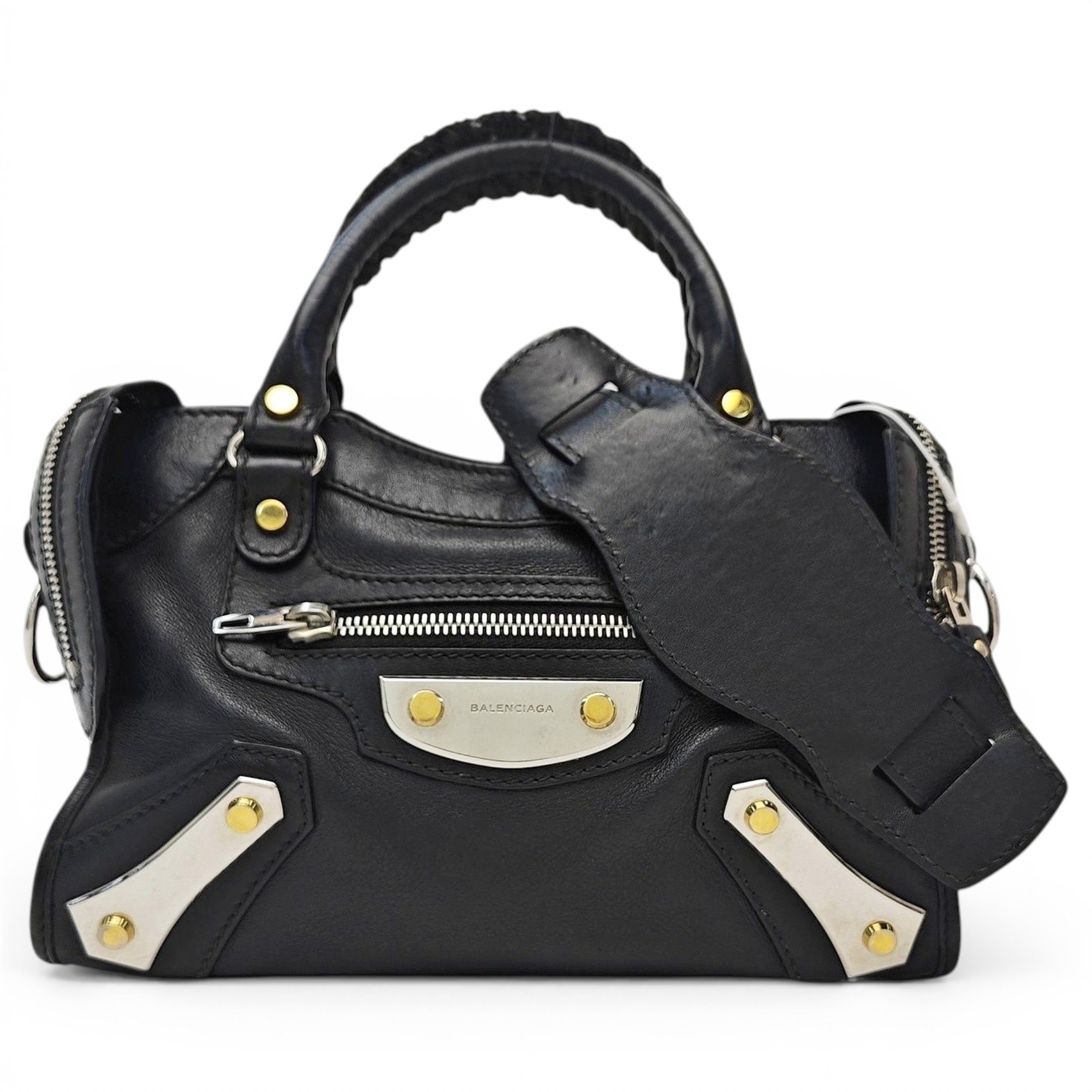 Leather handbag