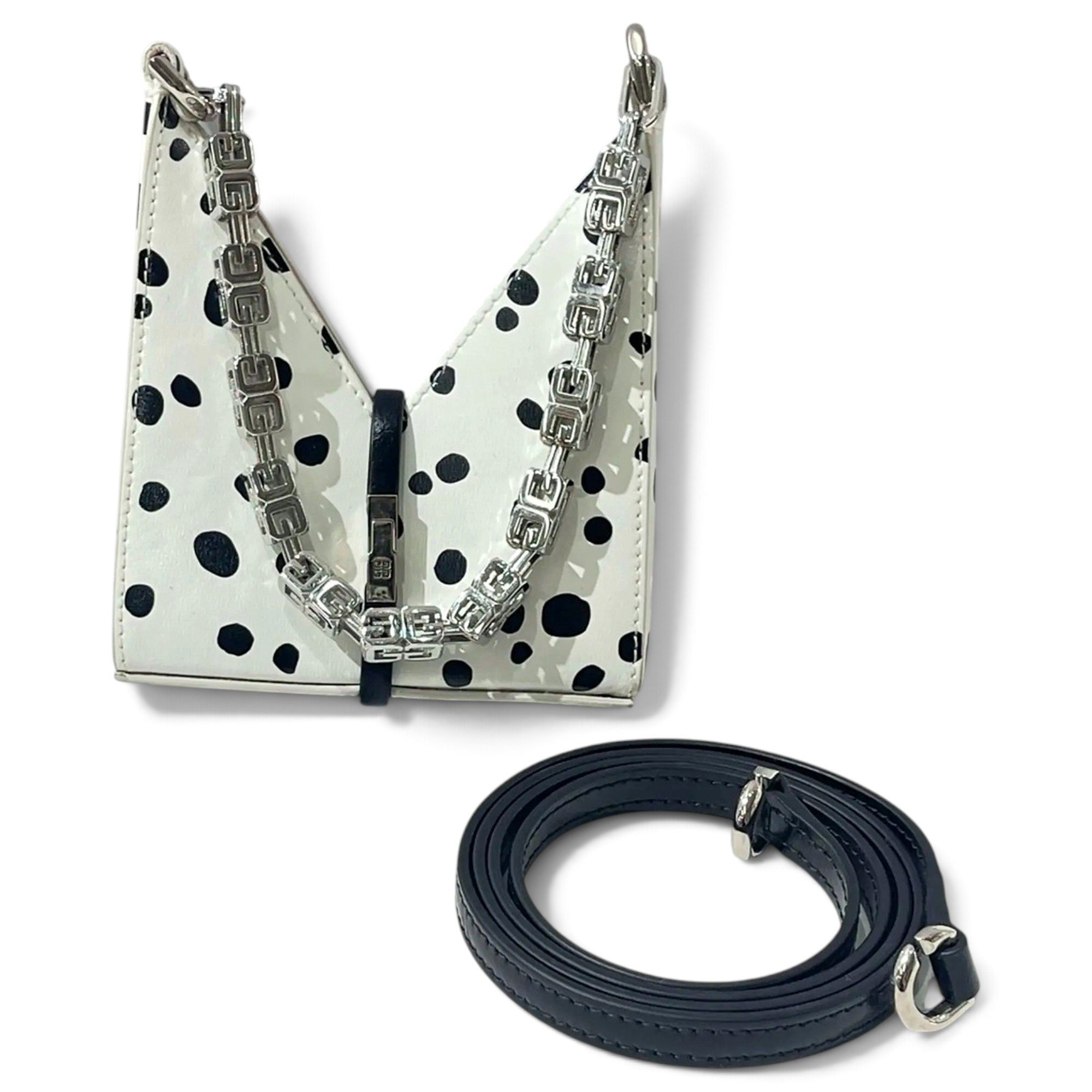 Cut Out leather handbag