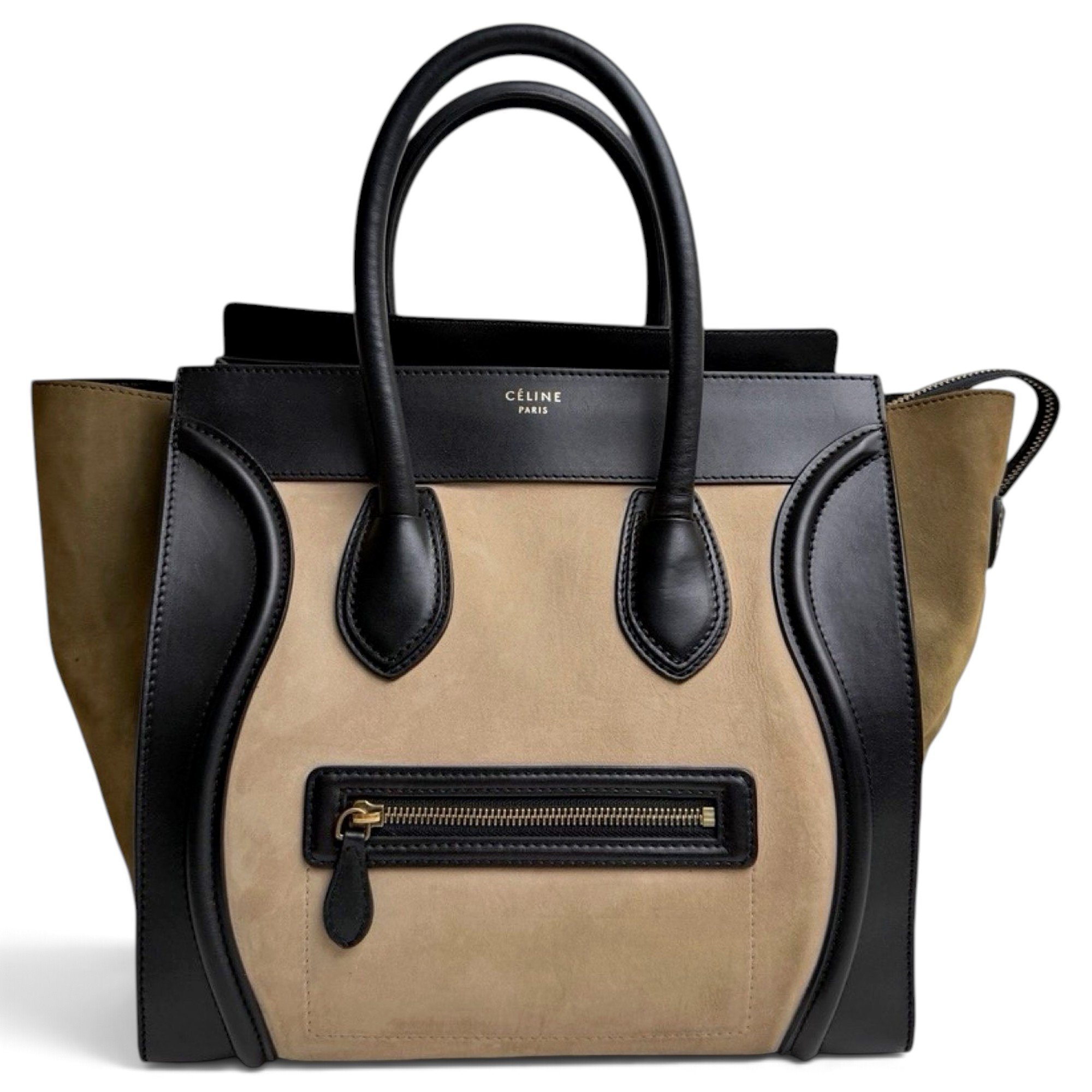 Luggage leather tote