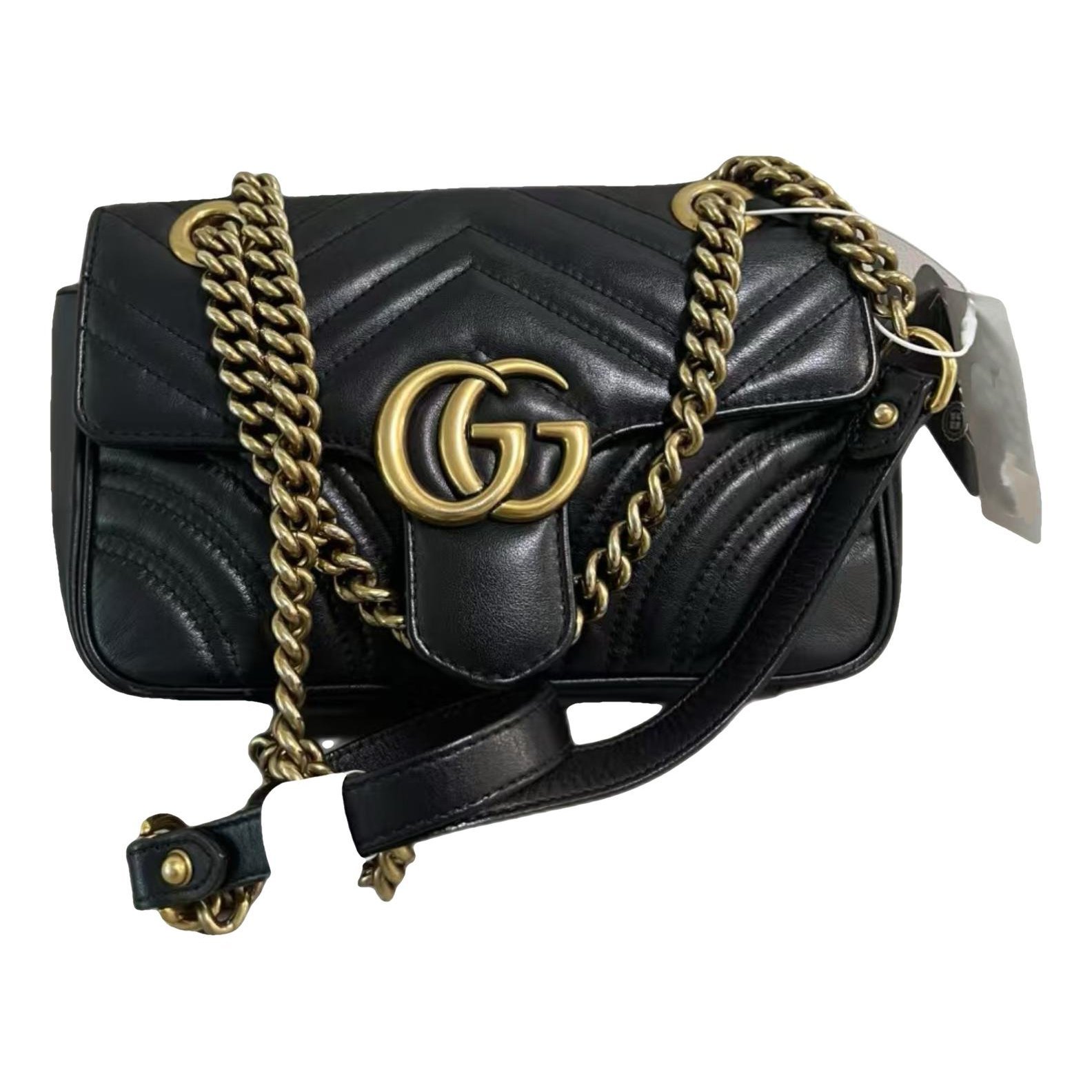 GG Marmont Flap leather crossbody bag