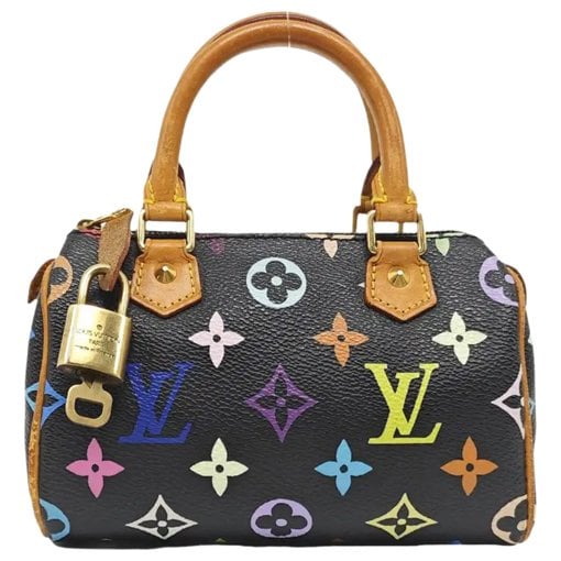 Nano Speedy / Mini HL leather handbag
