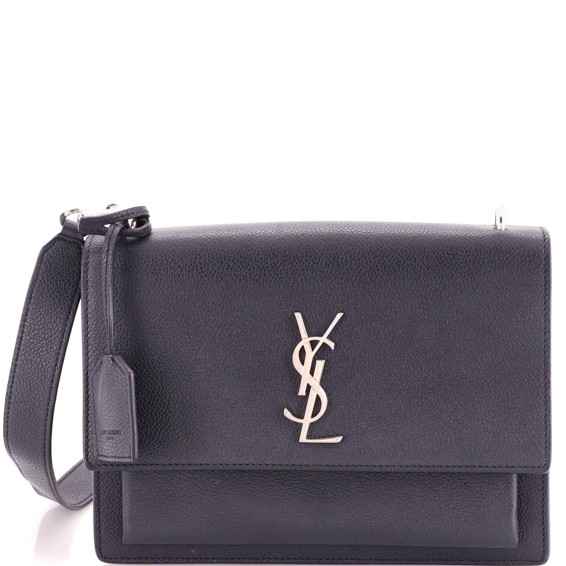 Saint Laurent Sunset Satchel Leather Medium