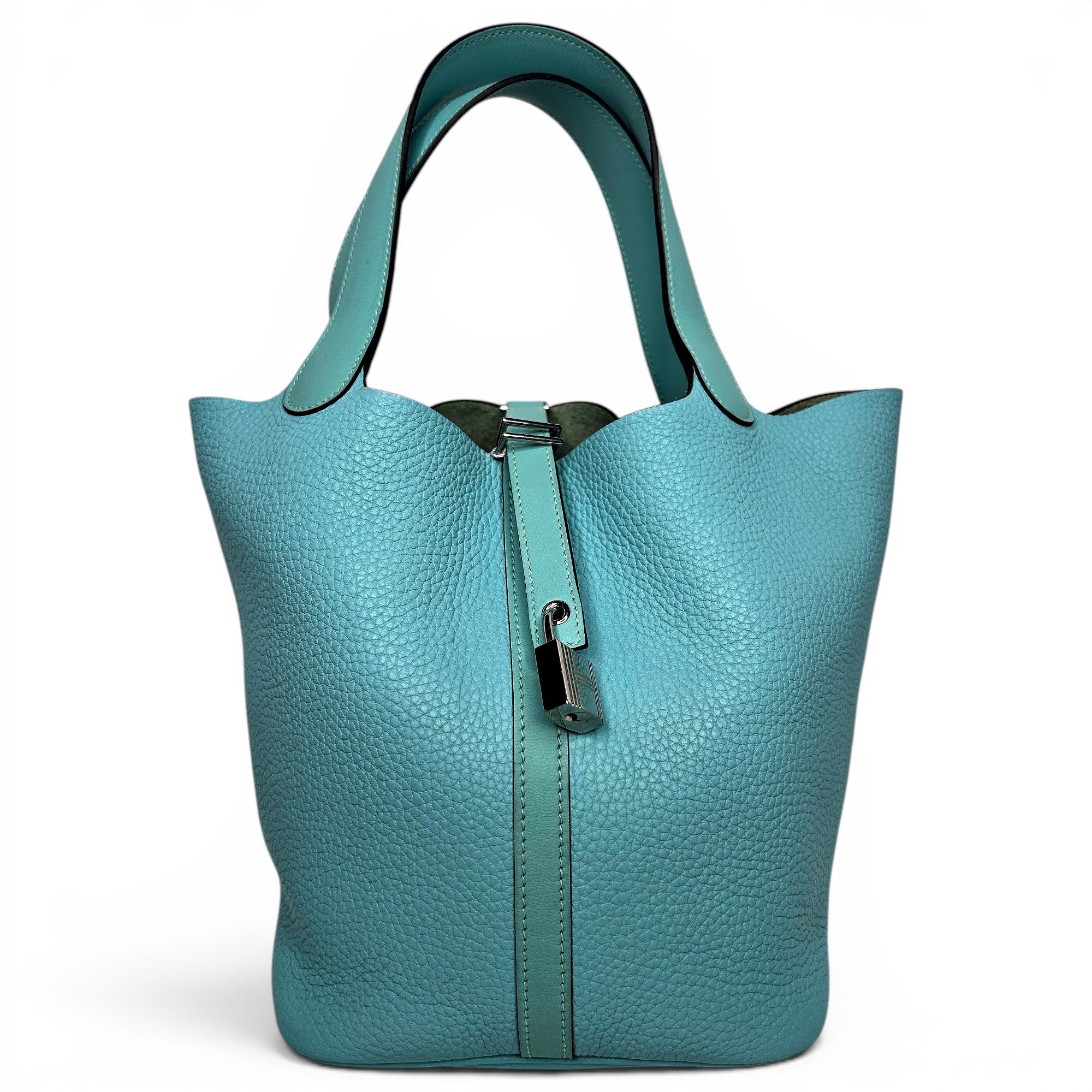 Picotin leather handbag