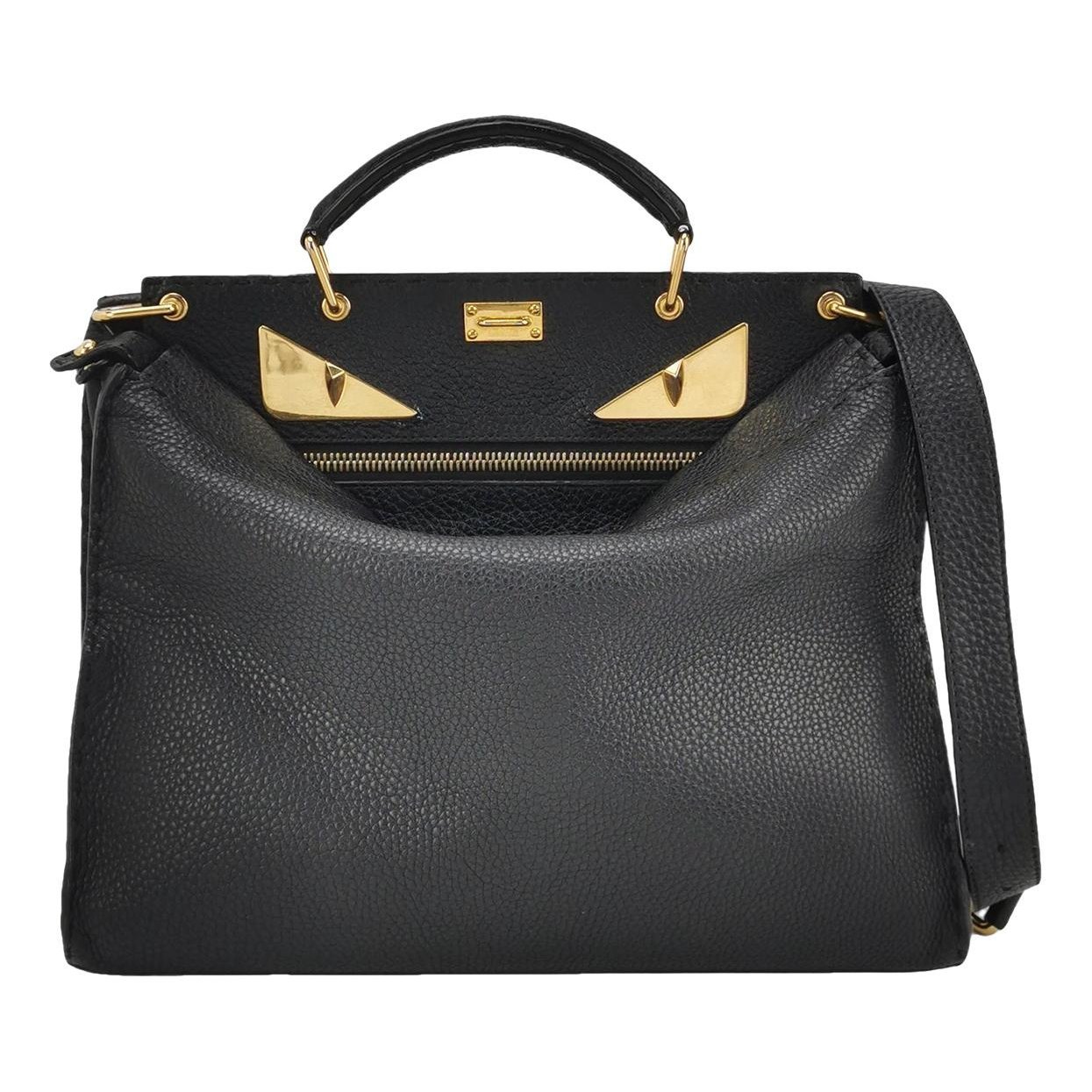 Peekaboo leather handbag