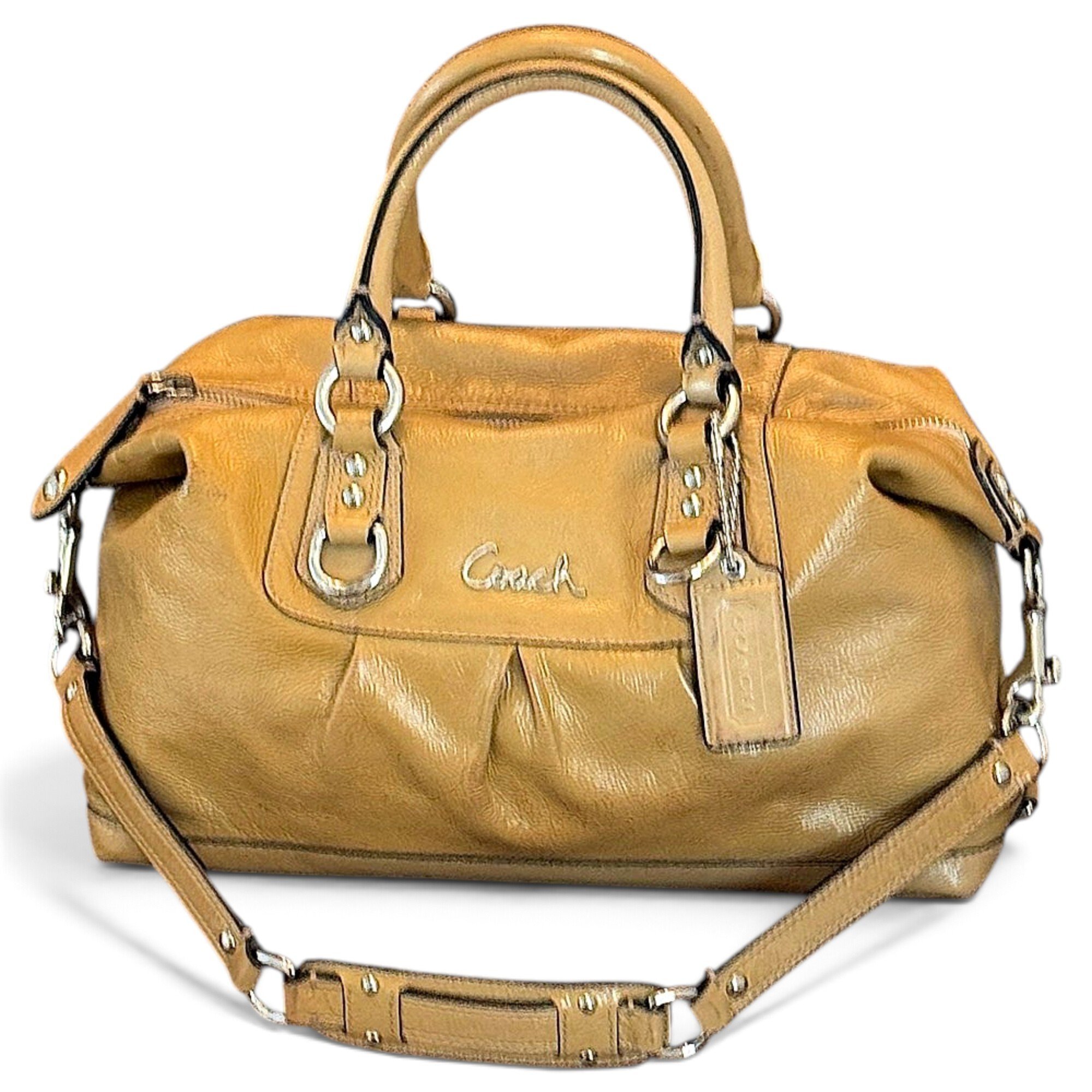 Madison leather satchel