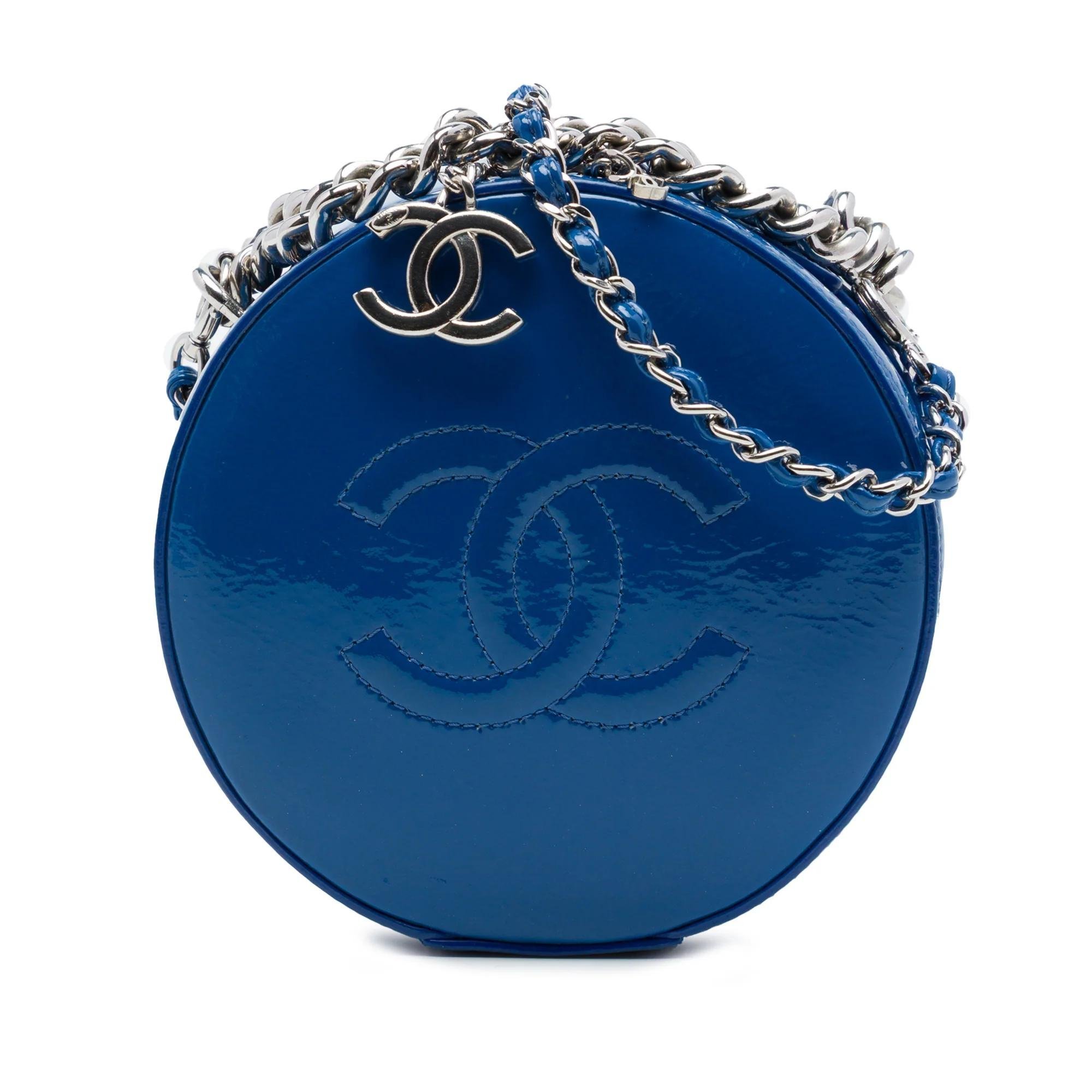 Patent leather handbag
