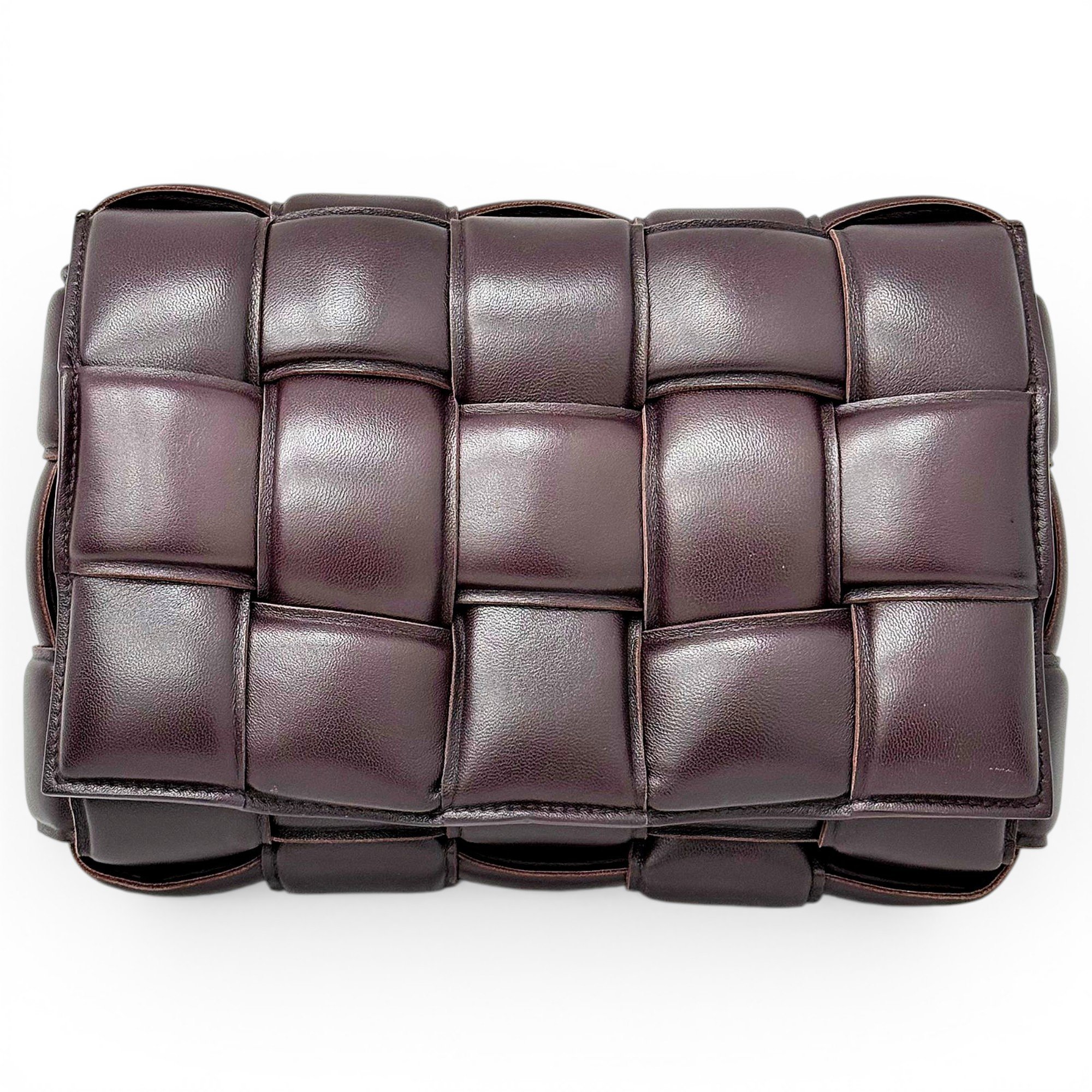 Cassette Padded leather handbag