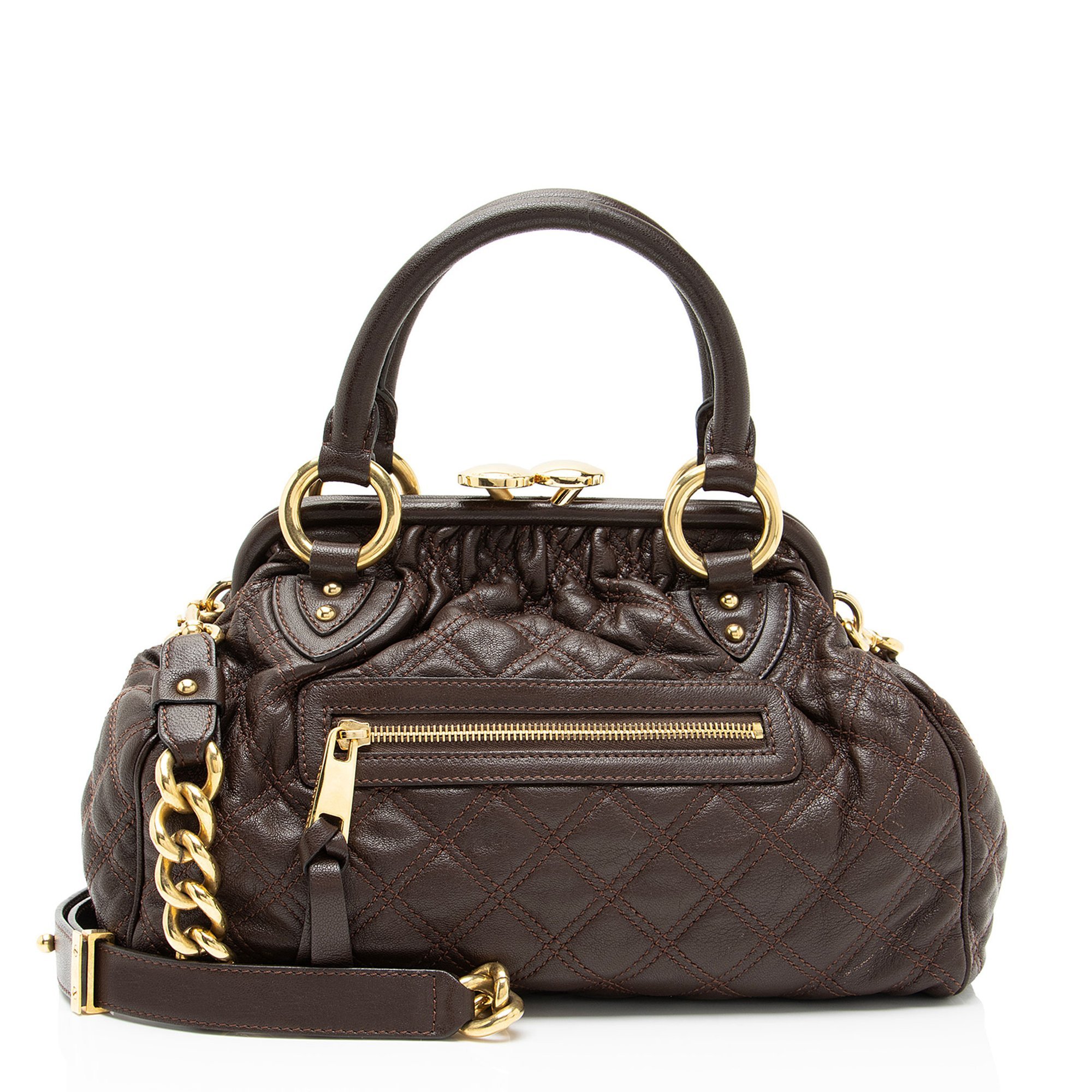 Leather satchel