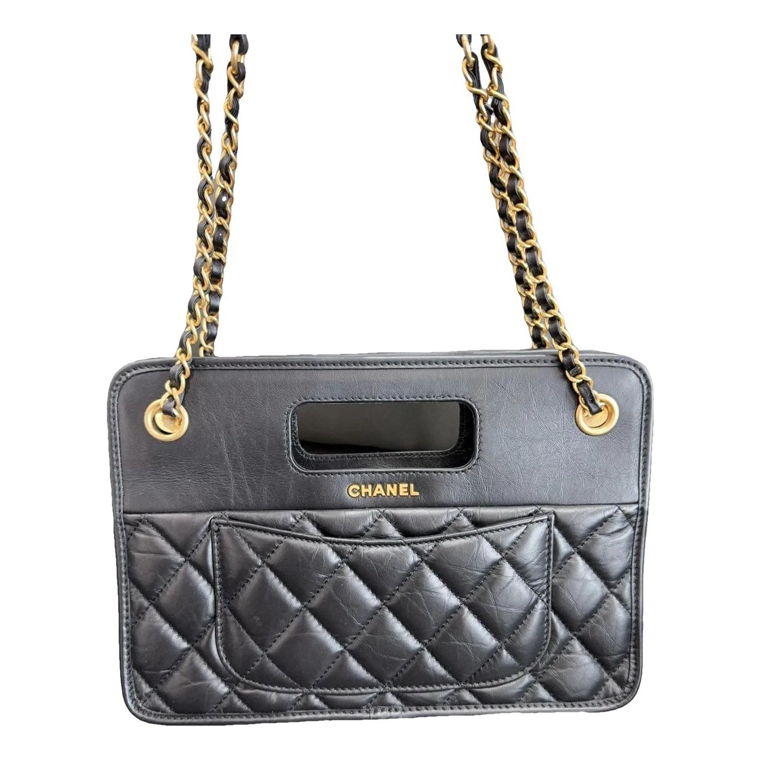 Leather tote