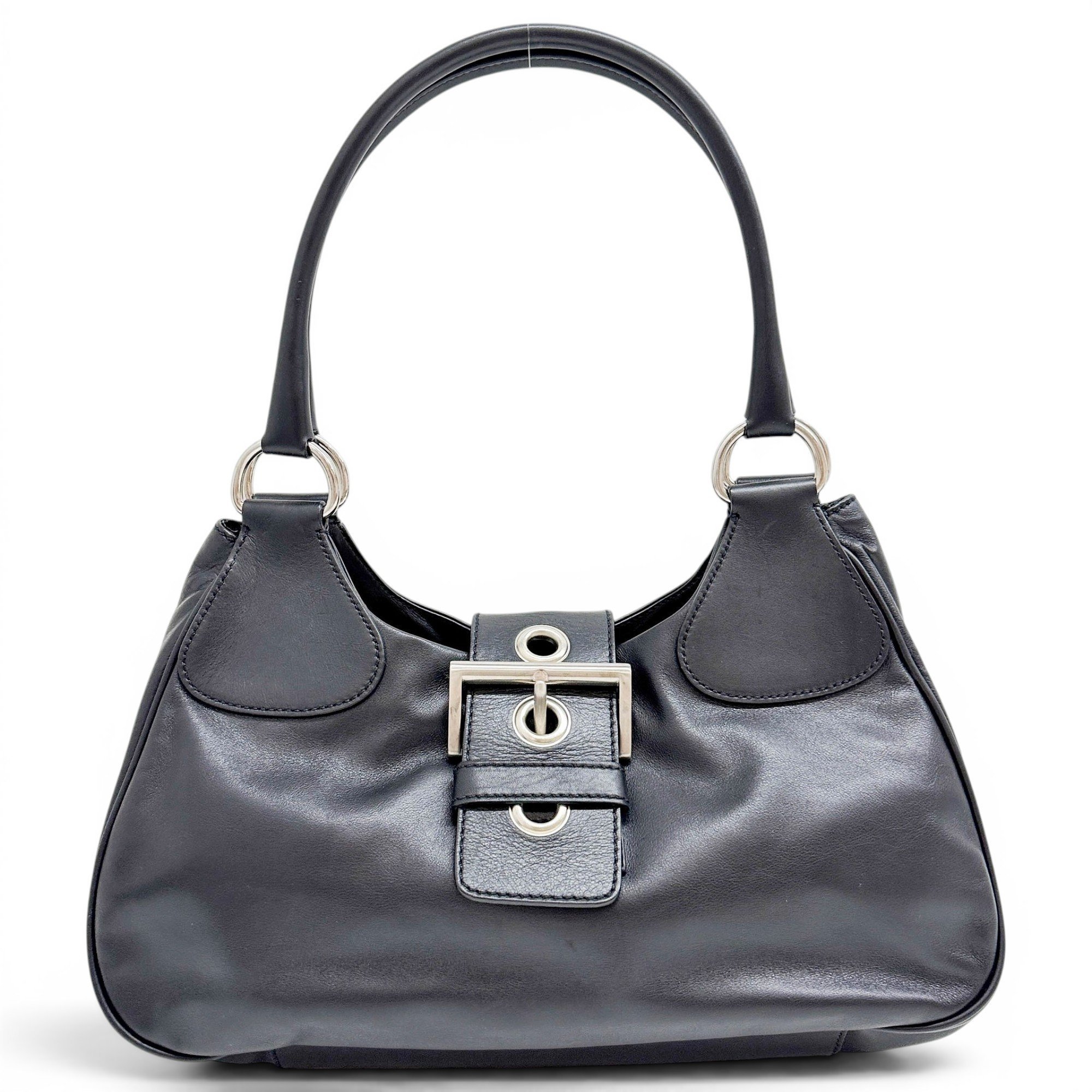 Moon leather handbag
