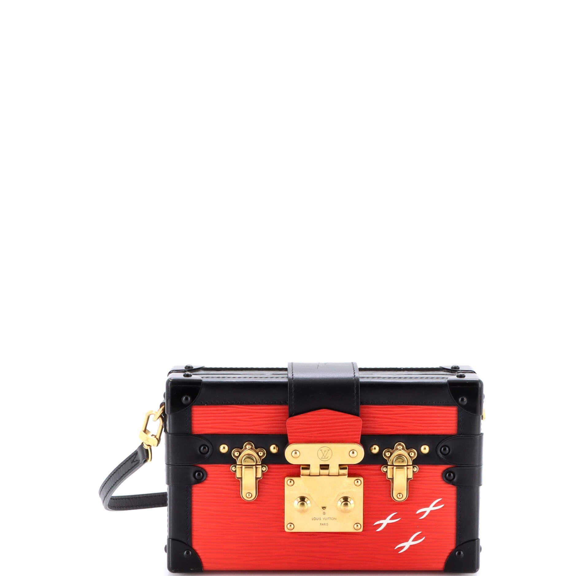 Louis Vuitton Petite Malle Handbag Epi Leather