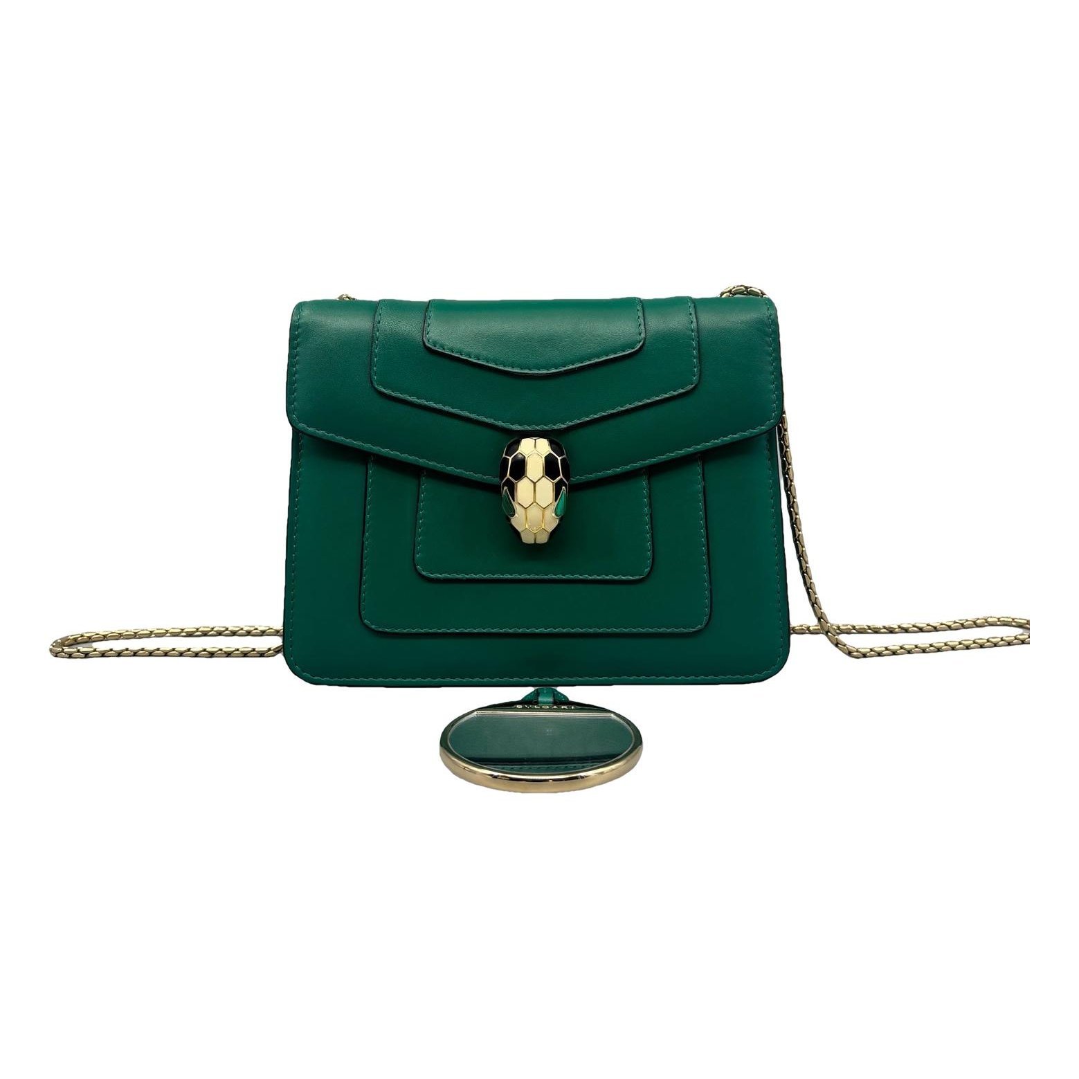 Serpenti leather handbag
